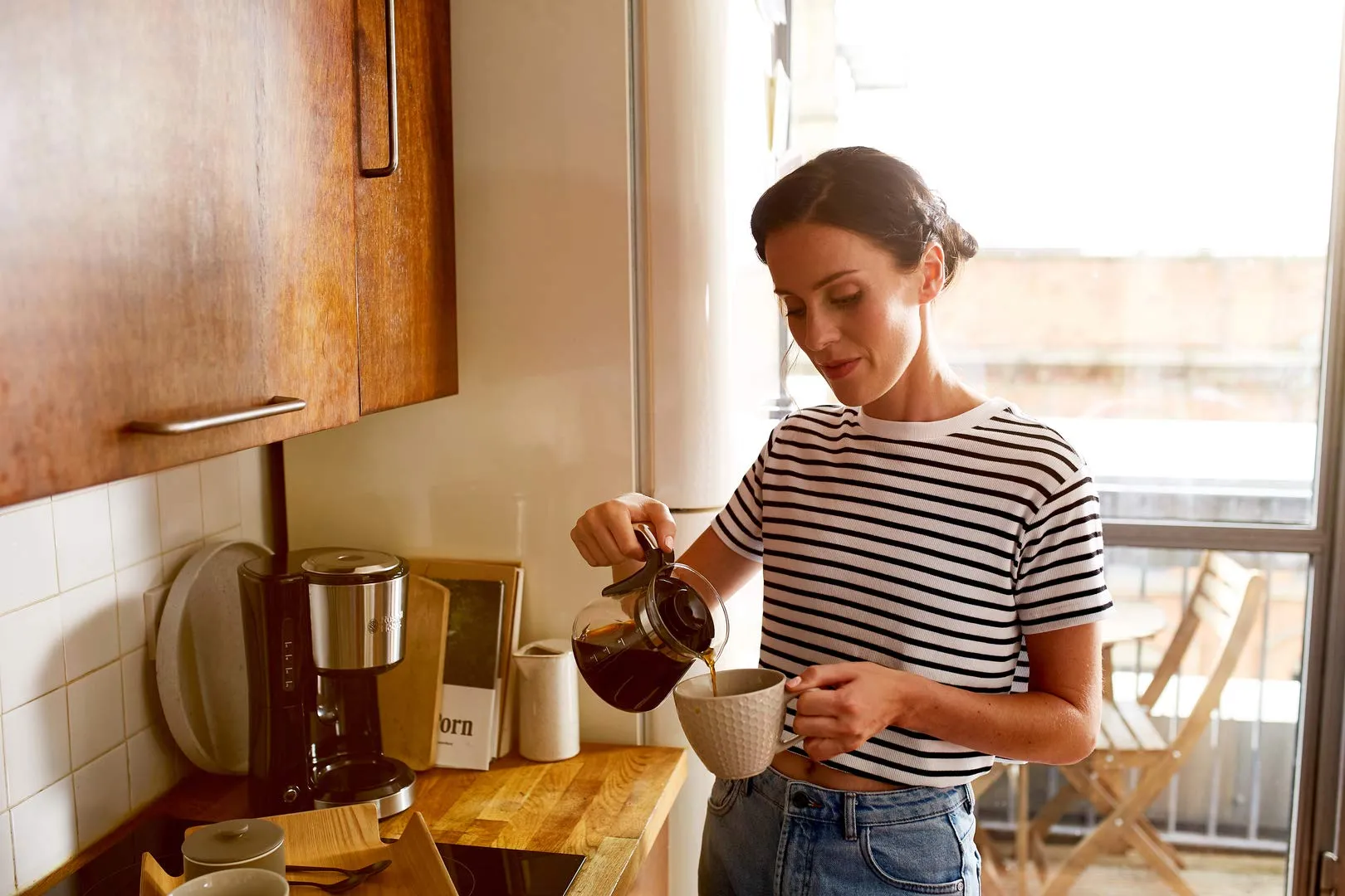 Russell Hobbs Macchina Caffè Americano Compact Home, Filtro Permanente, 5 Tazze, 740 ml, 650 W, 24210-56 - immagine 8