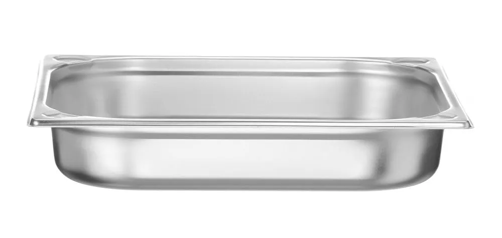 Hendi Kitchen Line Gastronorm Container GN 2/3, Stainless Steel, 5.5L, 354x325x65mm - immagine 1