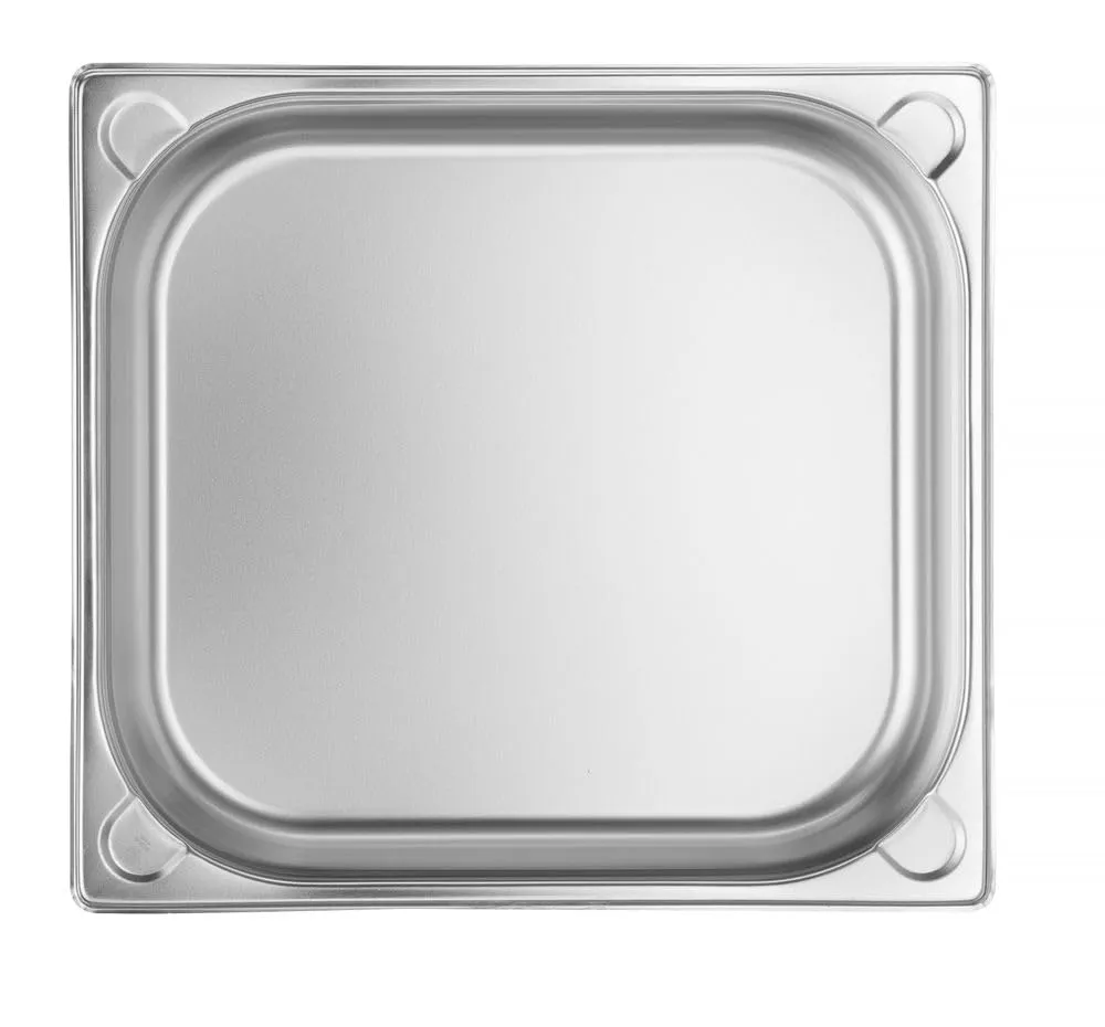 Hendi Kitchen Line Gastronorm Container GN 2/3, Stainless Steel, 5.5L, 354x325x65mm - immagine 3