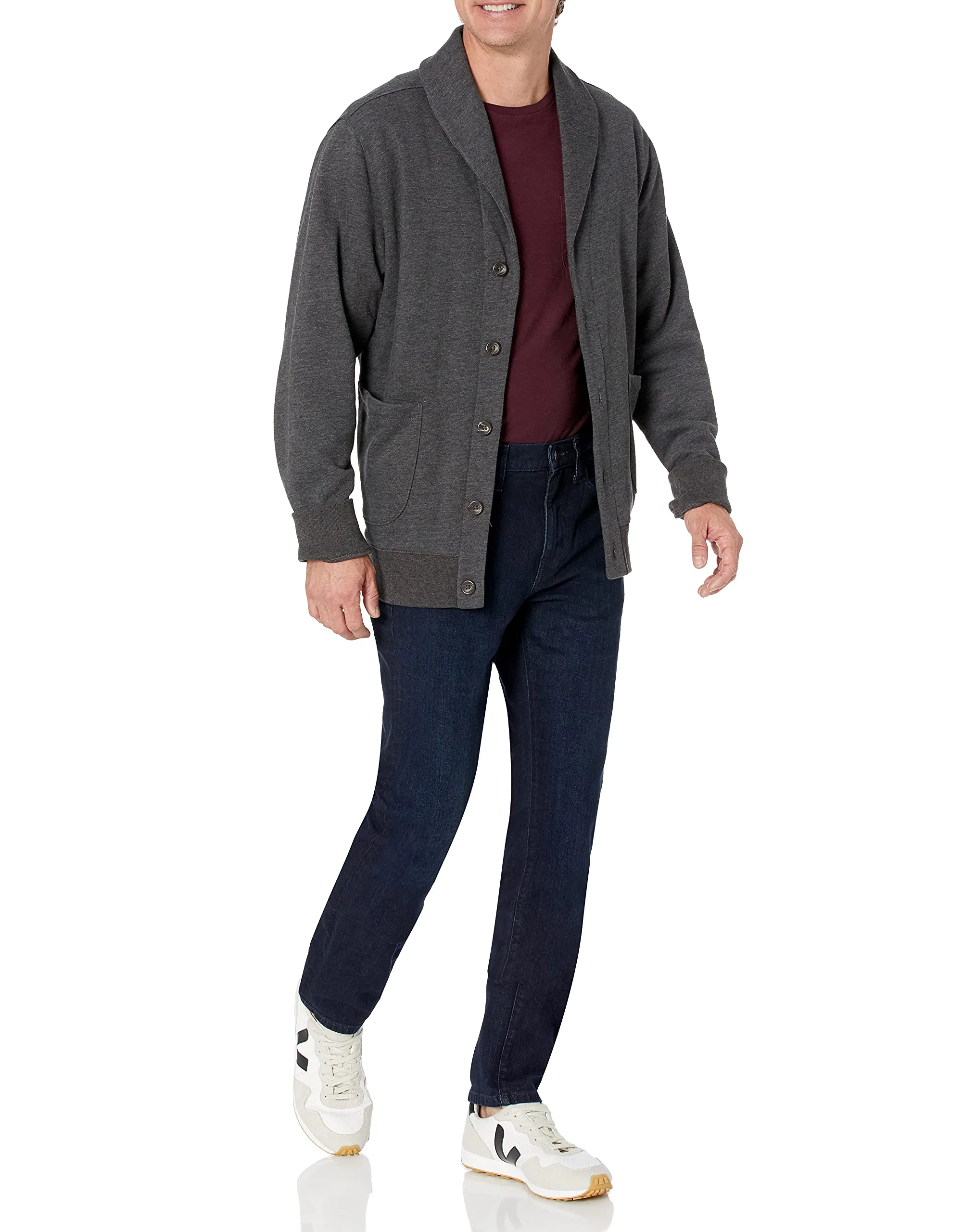 Amazon Essentials Slim Fit Jeans, Blu Sovratinto, 35W / 32L - immagine 5