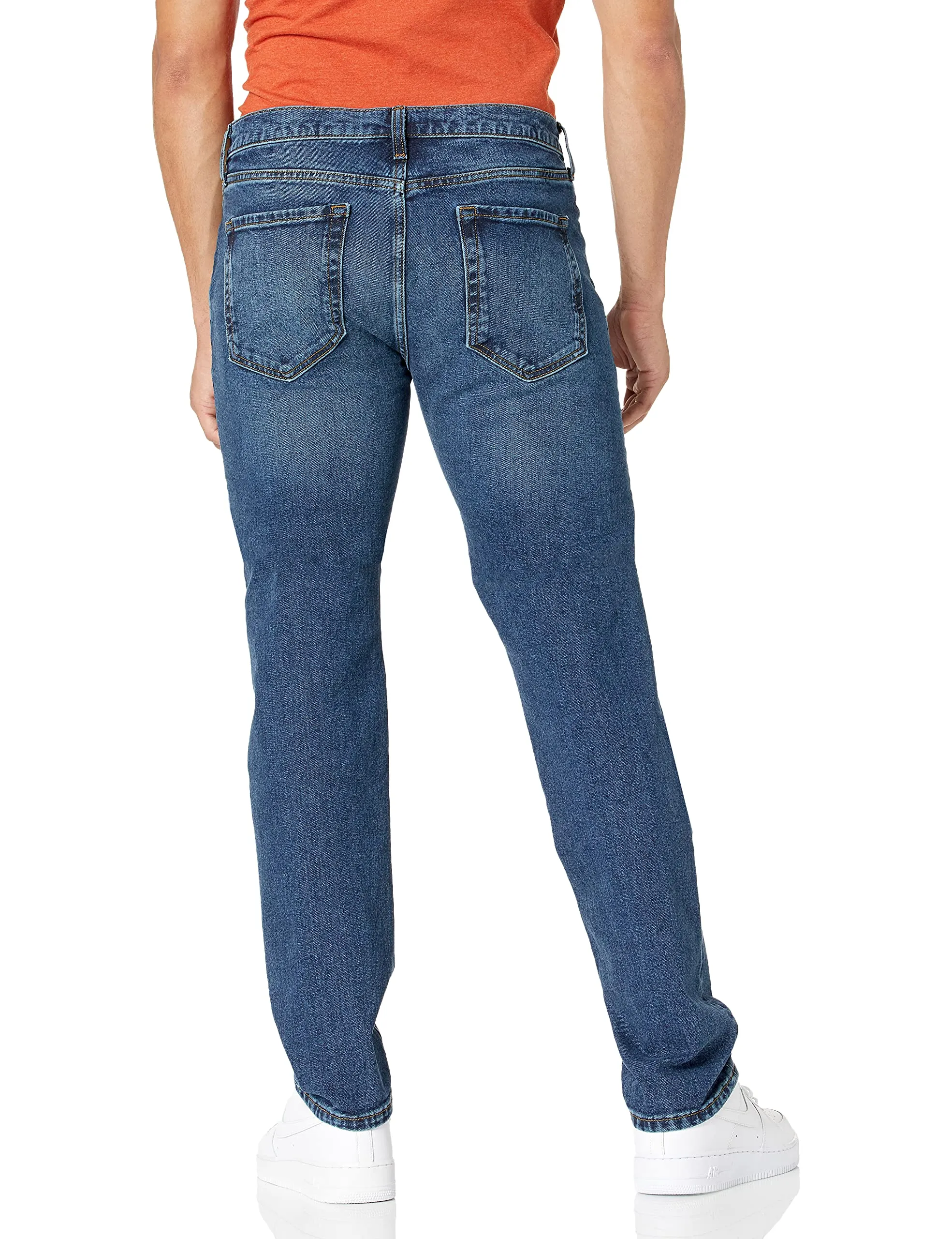 Amazon Essentials Slim Fit Jeans, Delavé Vintage, 30W / 30L - immagine 3