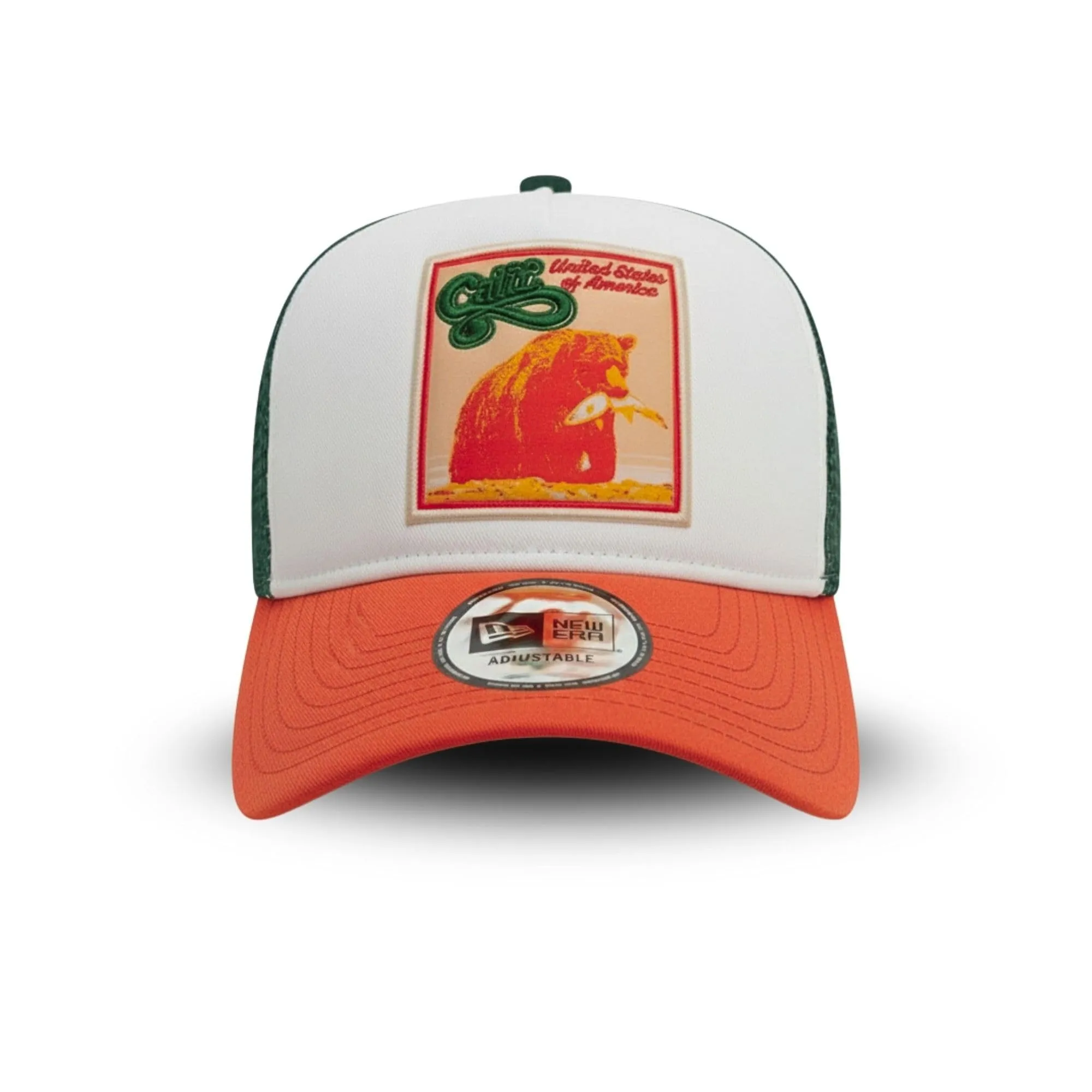 New Era California Bear A-Frame Adjustable Trucker Cap - Multicolour - One Size - immagine 2