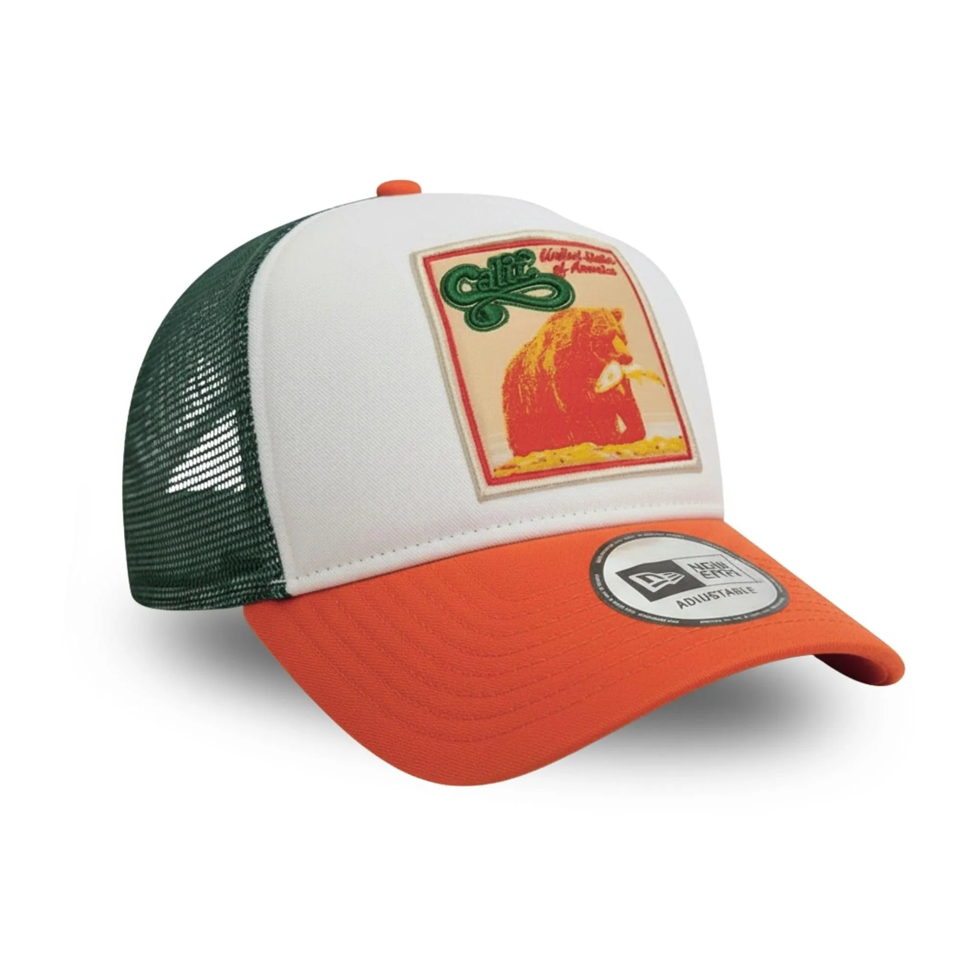 New Era California Bear A-Frame Adjustable Trucker Cap - Multicolour - One Size - immagine 3