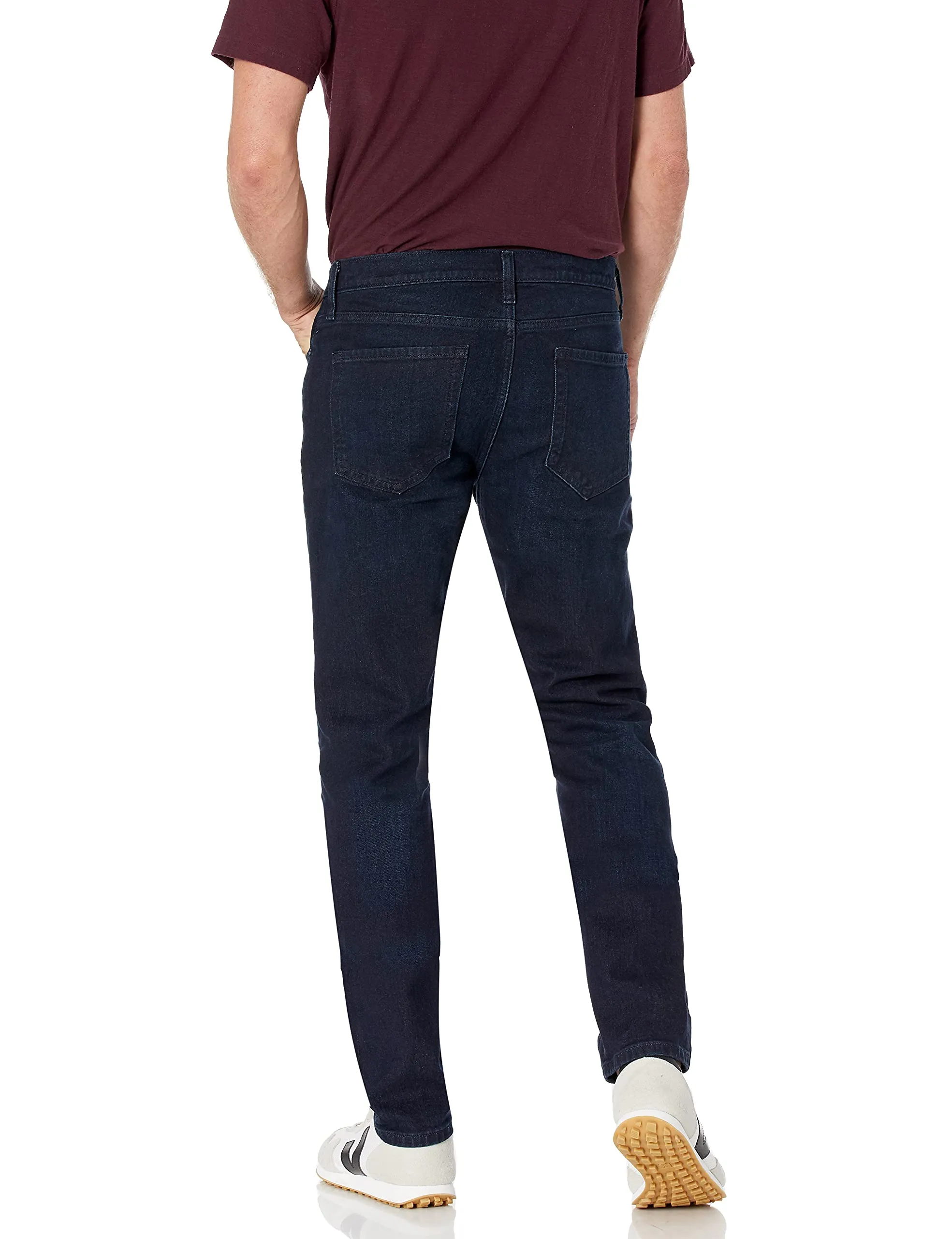 Amazon Essentials Jeans Slim Fit, Blu Sovratinto, 29W / 28L - immagine 3
