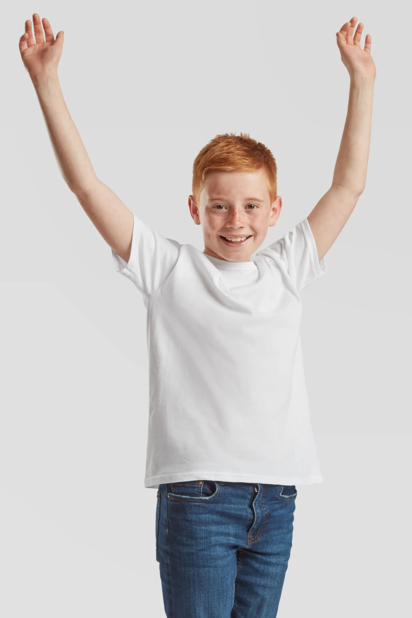 Fruit of the Loom Kids Iconic 150 T Maglietta, White, 14-15 Years - immagine 3