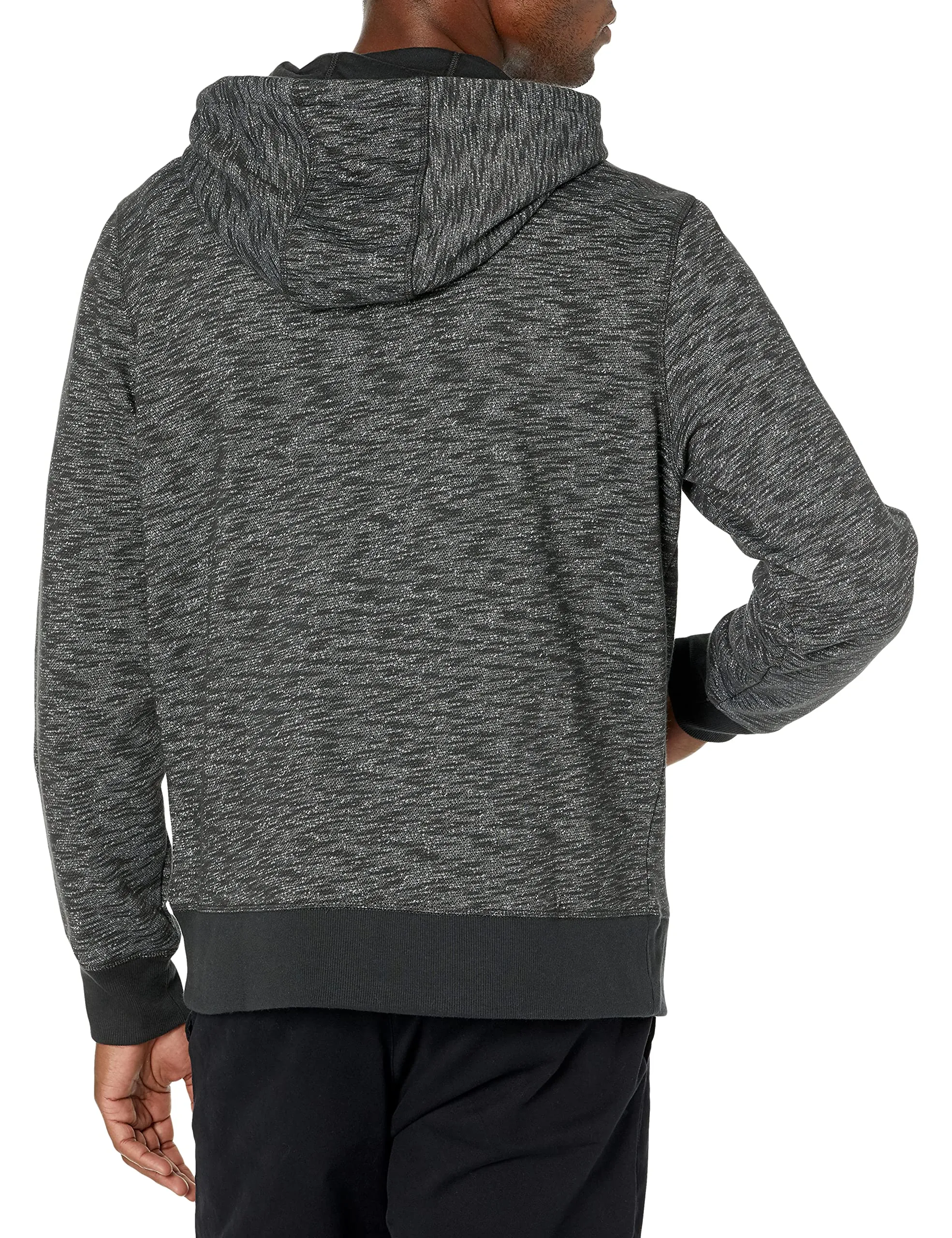 Amazon Essentials Felpa con Cappuccio Uomo, Carbone Tintura Policromatica, XS - immagine 3