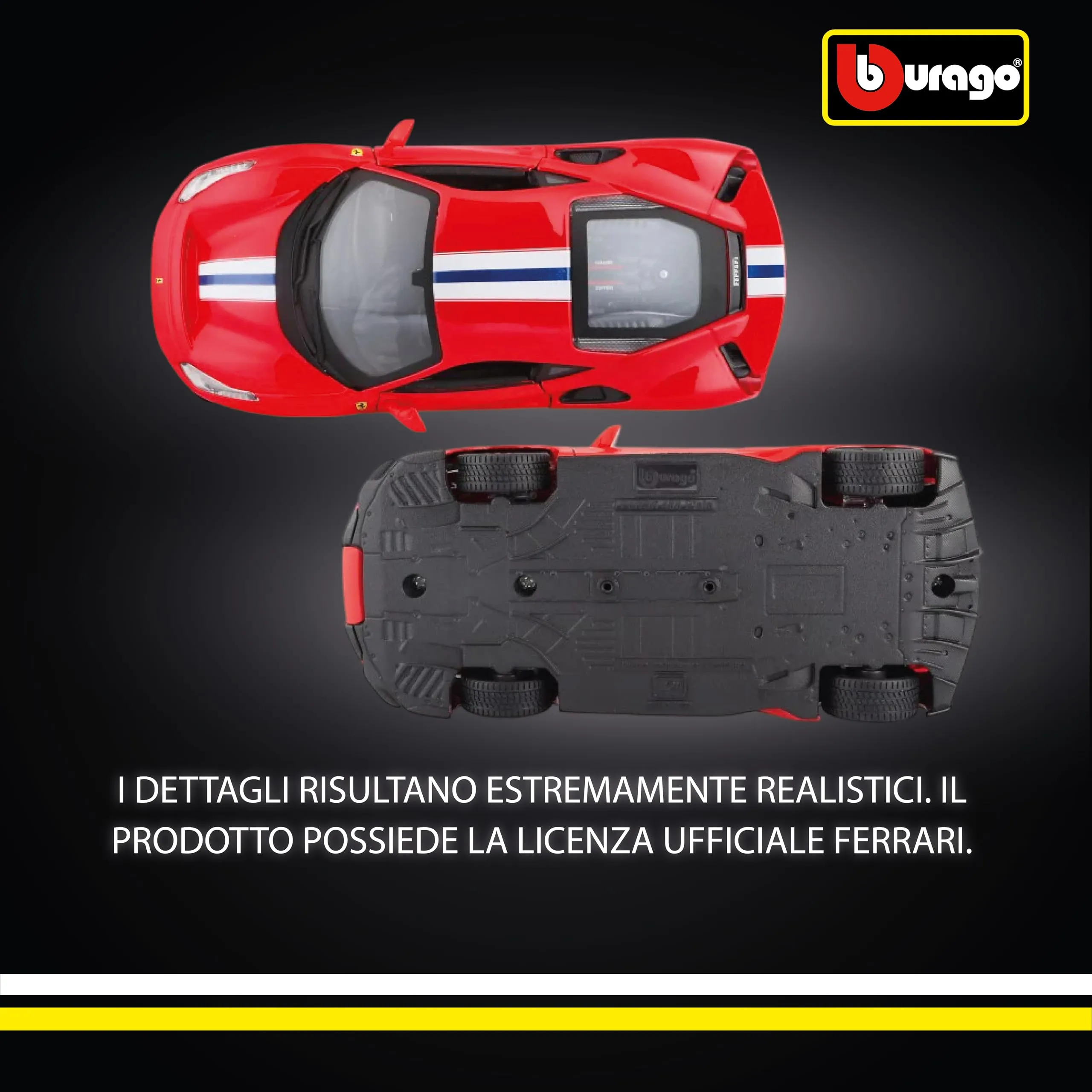 Burago 1:24 Ferrari 488 Pista R&P - immagine 3