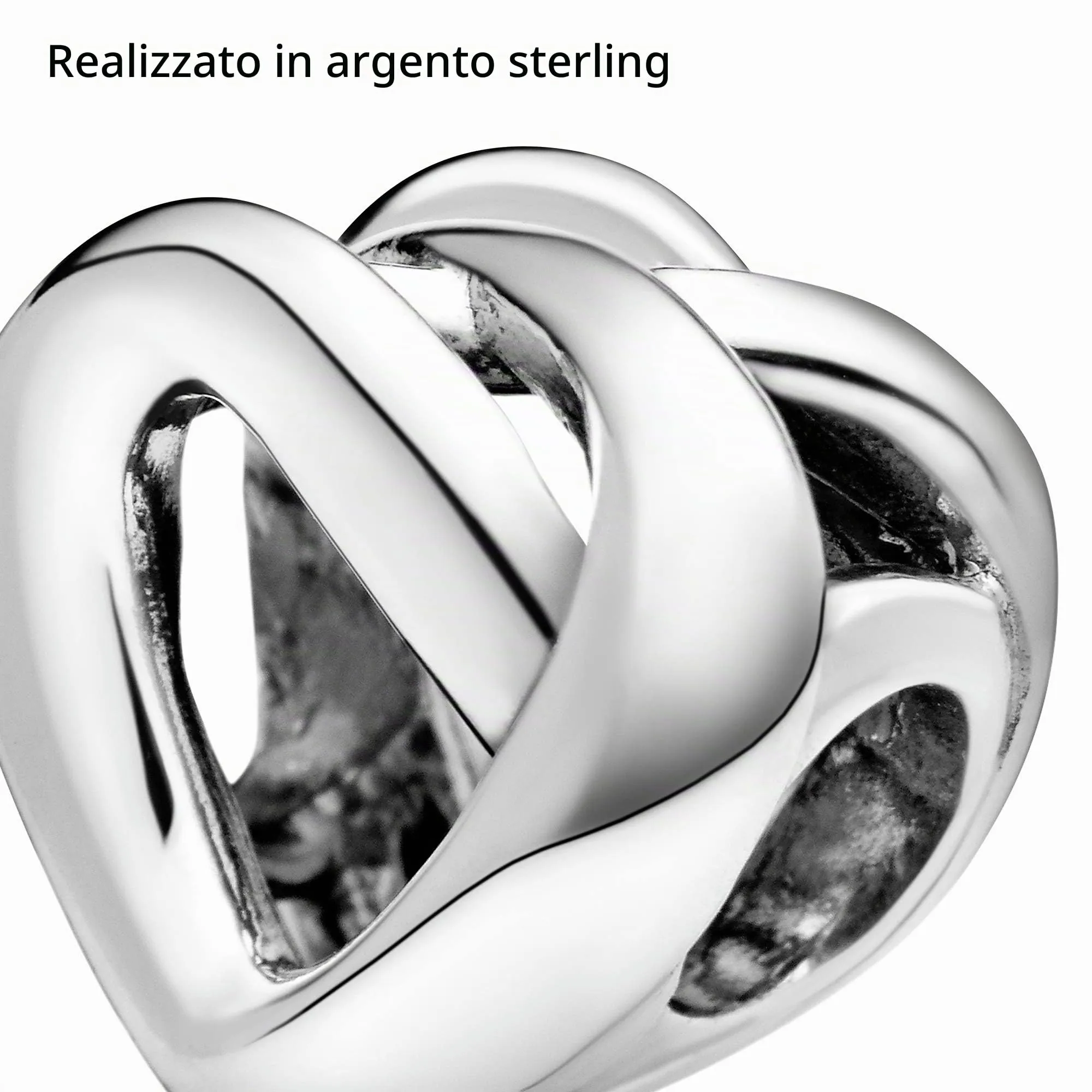 Pandora Icons Ciondolo Cuore Annodato in Argento Sterling 925 - immagine 4