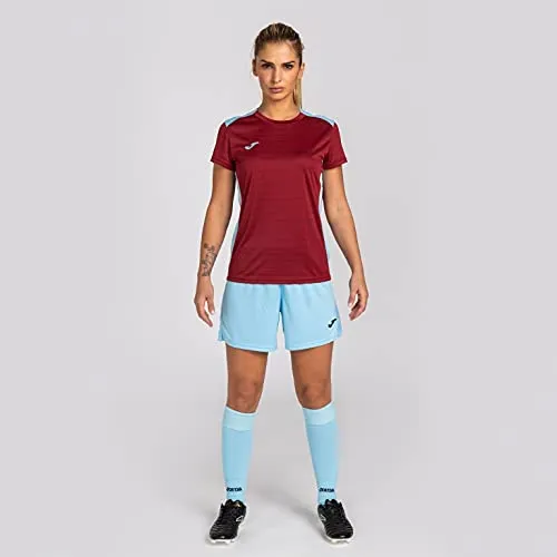 Joma Paris II Pantaloncini Sportivi Donna, Celeste, S - immagine 2
