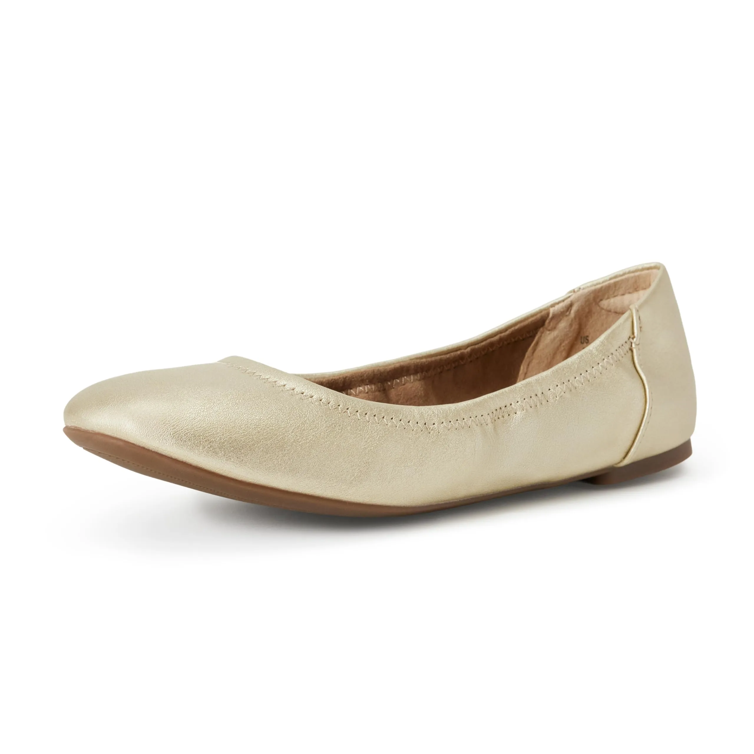 Amazon Essentials Ballerine Slip-on Donna, Oro, 39 EU - immagine 1