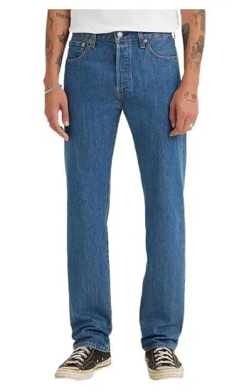 Levi's 501 Original Fit Jeans, Medium Stonewash, 31W / 32L - immagine 3