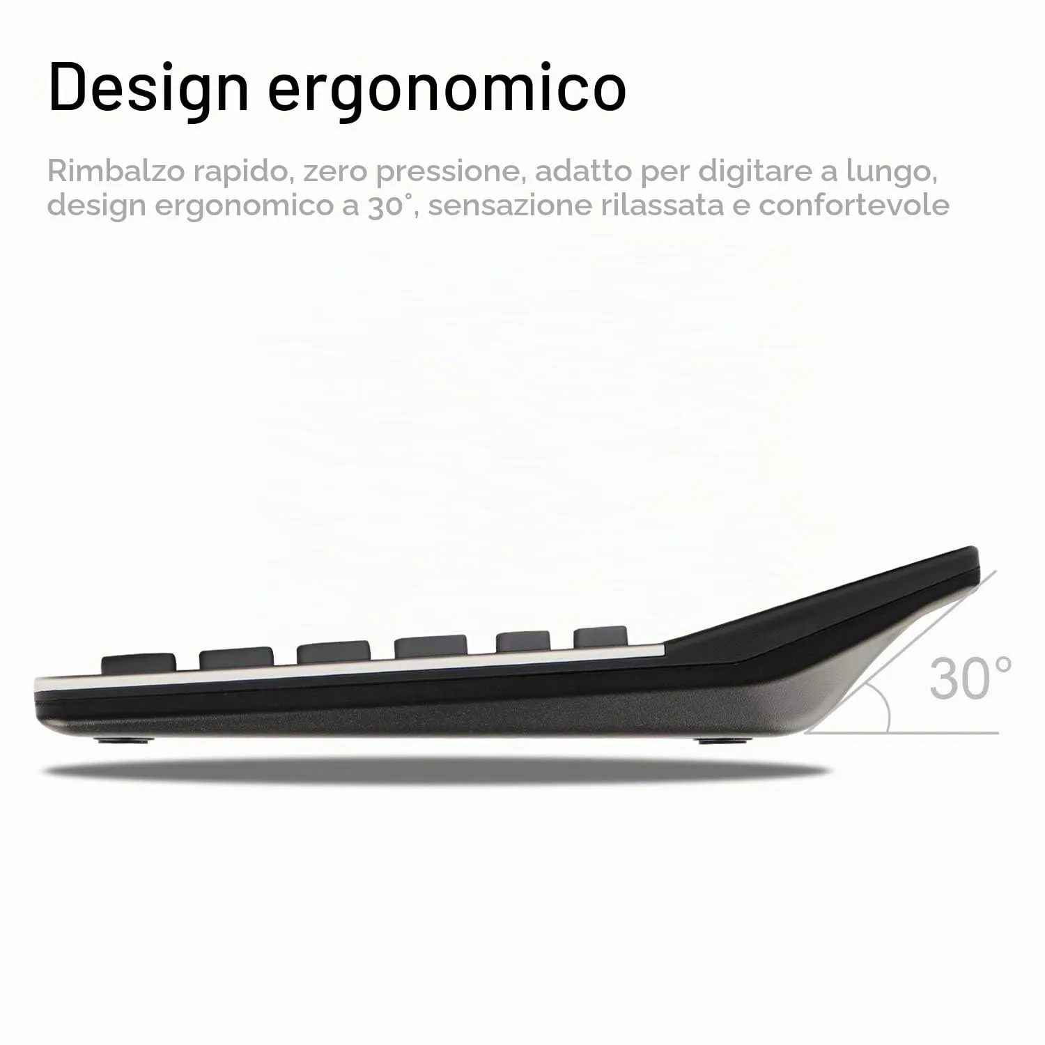HIHUHEN Calcolatrice da Tavolo 12 Cifre con Display Elettronico, Energia Solare e Batterie AA - immagine 4