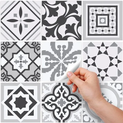 RE-COVERTILES Adesivi Piastrelle in PVC per Cucina e Bagno, 12 Pezzi 15x15 cm, PS00096 - immagine 2