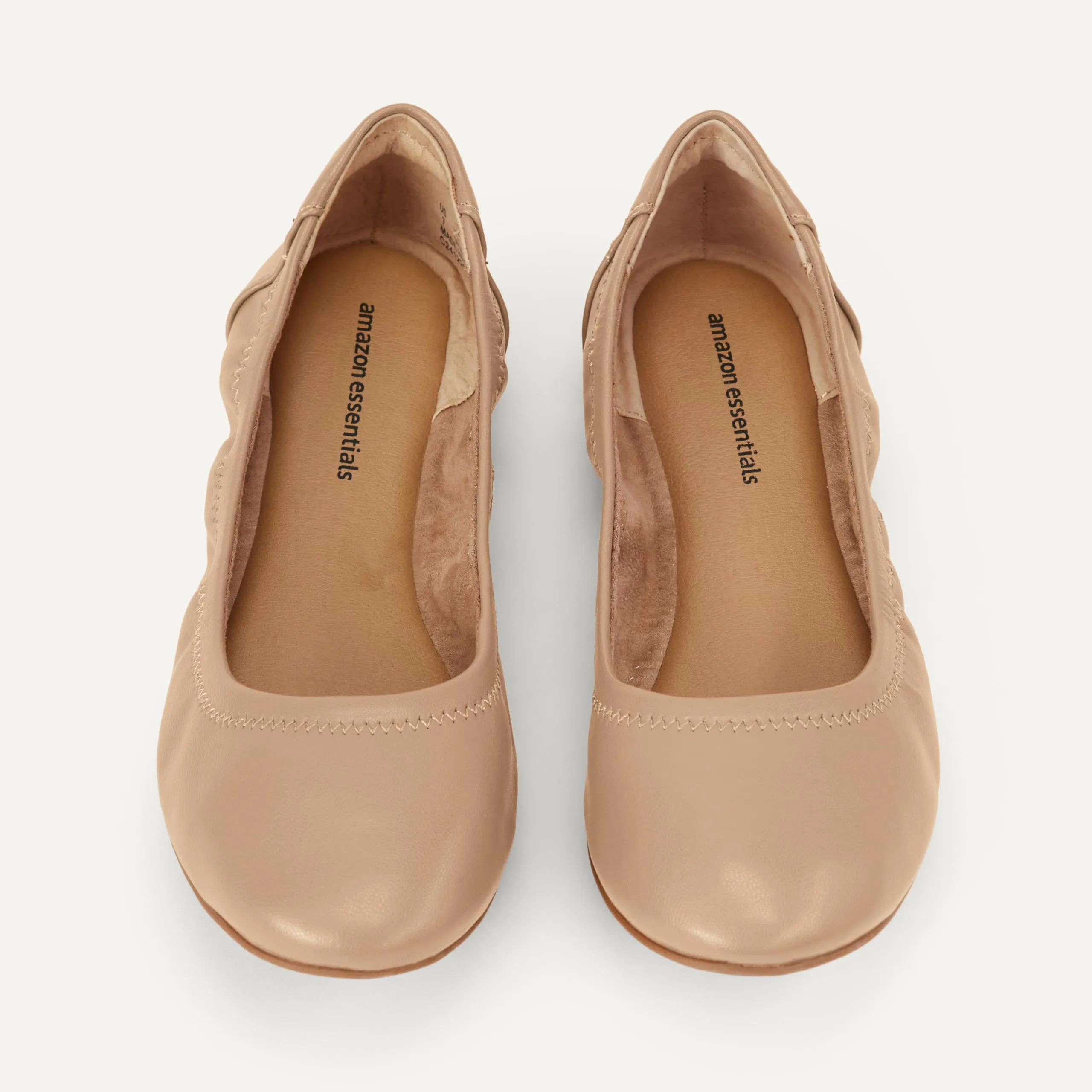 Amazon Essentials Ballerine Slip-on Donna, Beige, 38 EU - immagine 4