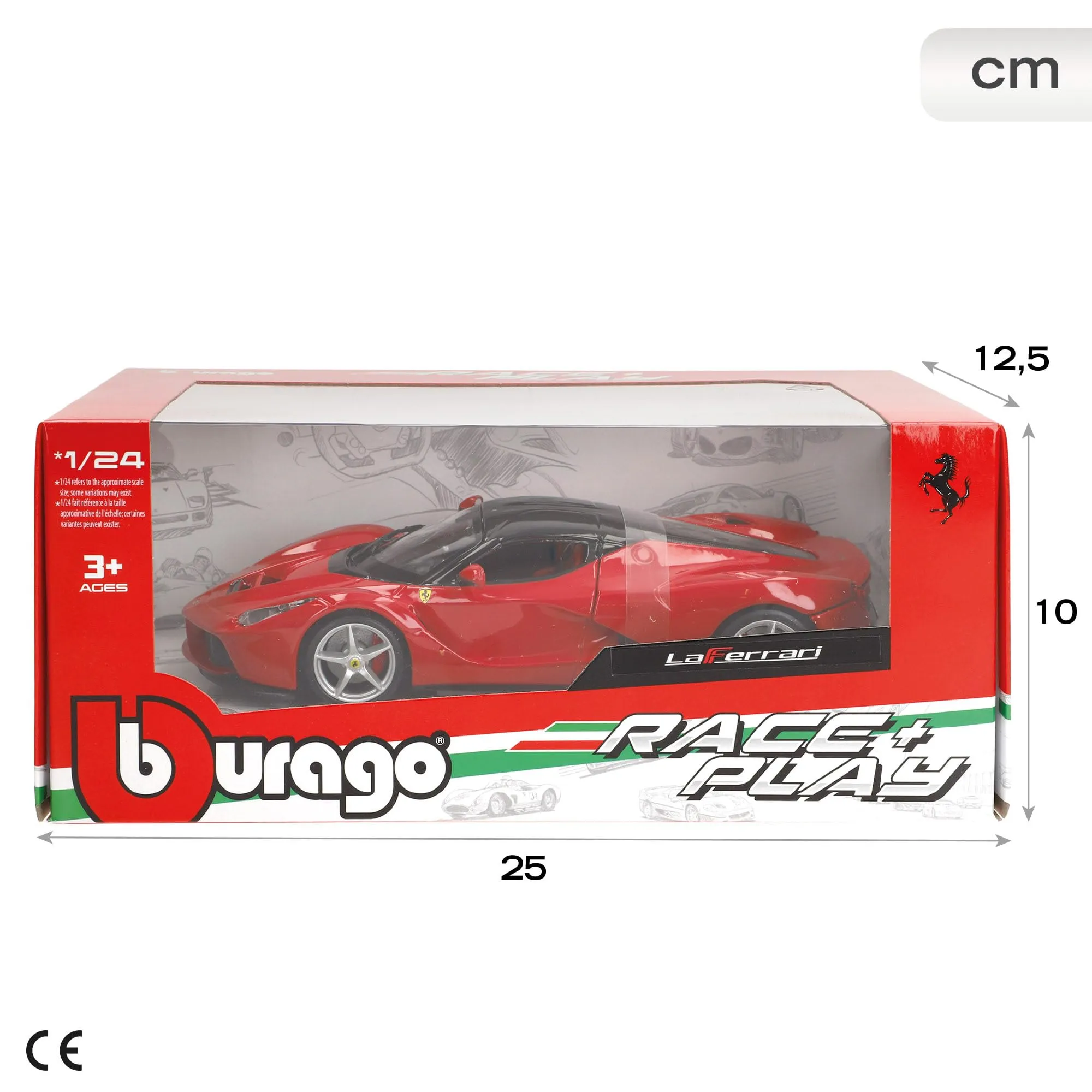 Bburago Ferrari LaFerrari Rossa 1:24 Diecast Model Car - immagine 7