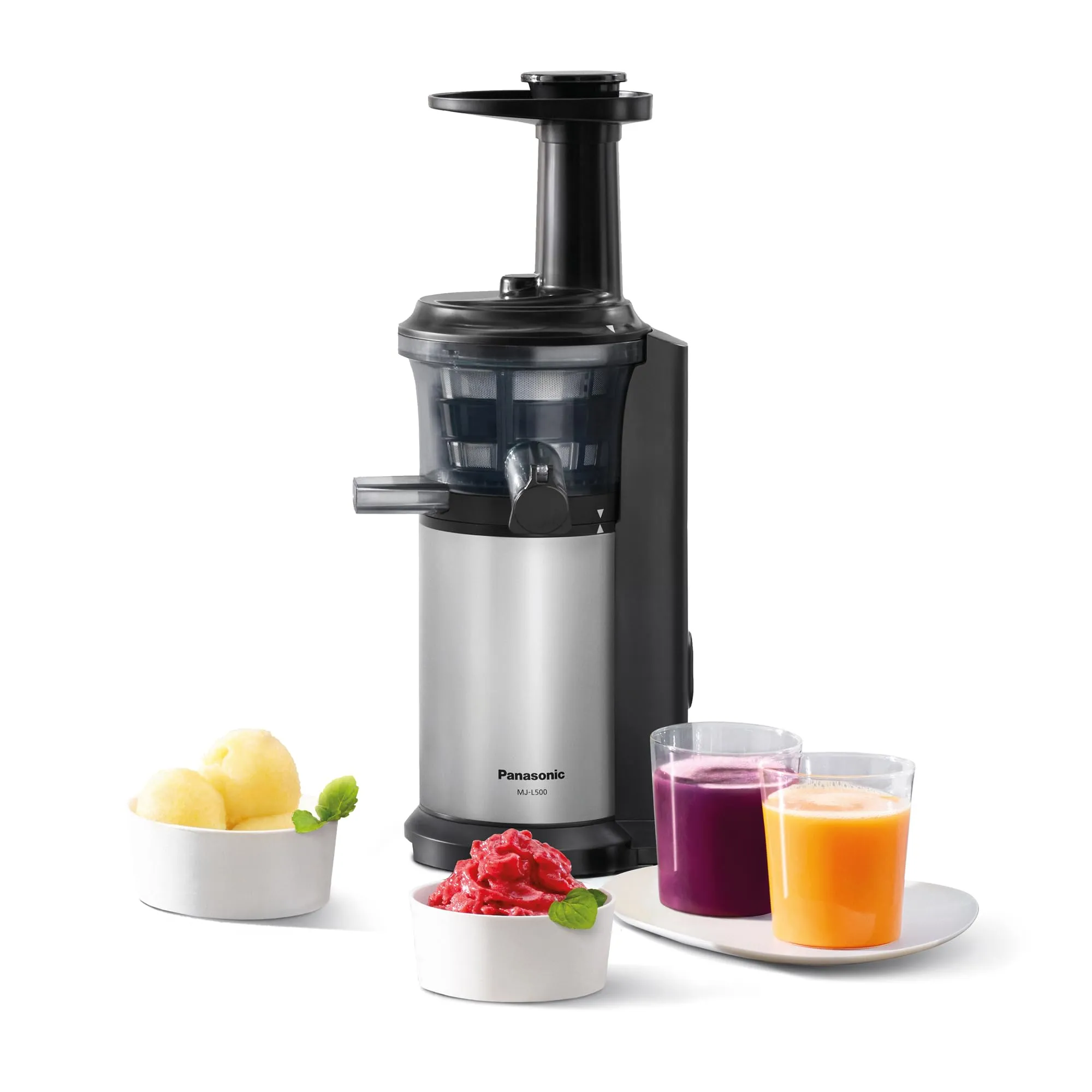 Panasonic MJ-L500 Slow Juicer Acciaio - immagine 1