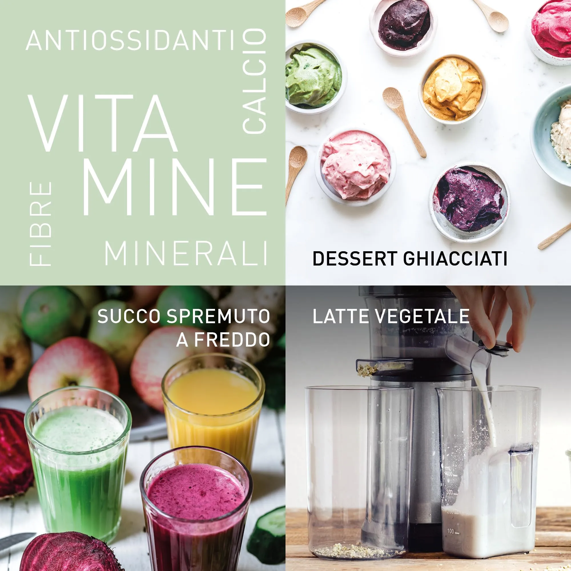Panasonic MJ-L500 Slow Juicer Acciaio - immagine 4