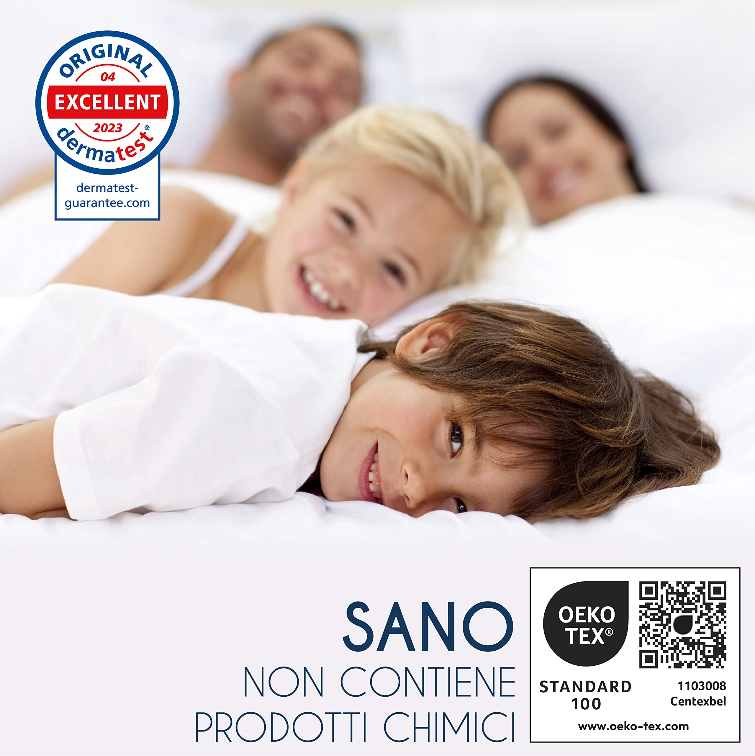 Dreamzie Coprimaterasso Francese Impermeabile 140x200cm Cotone - immagine 6