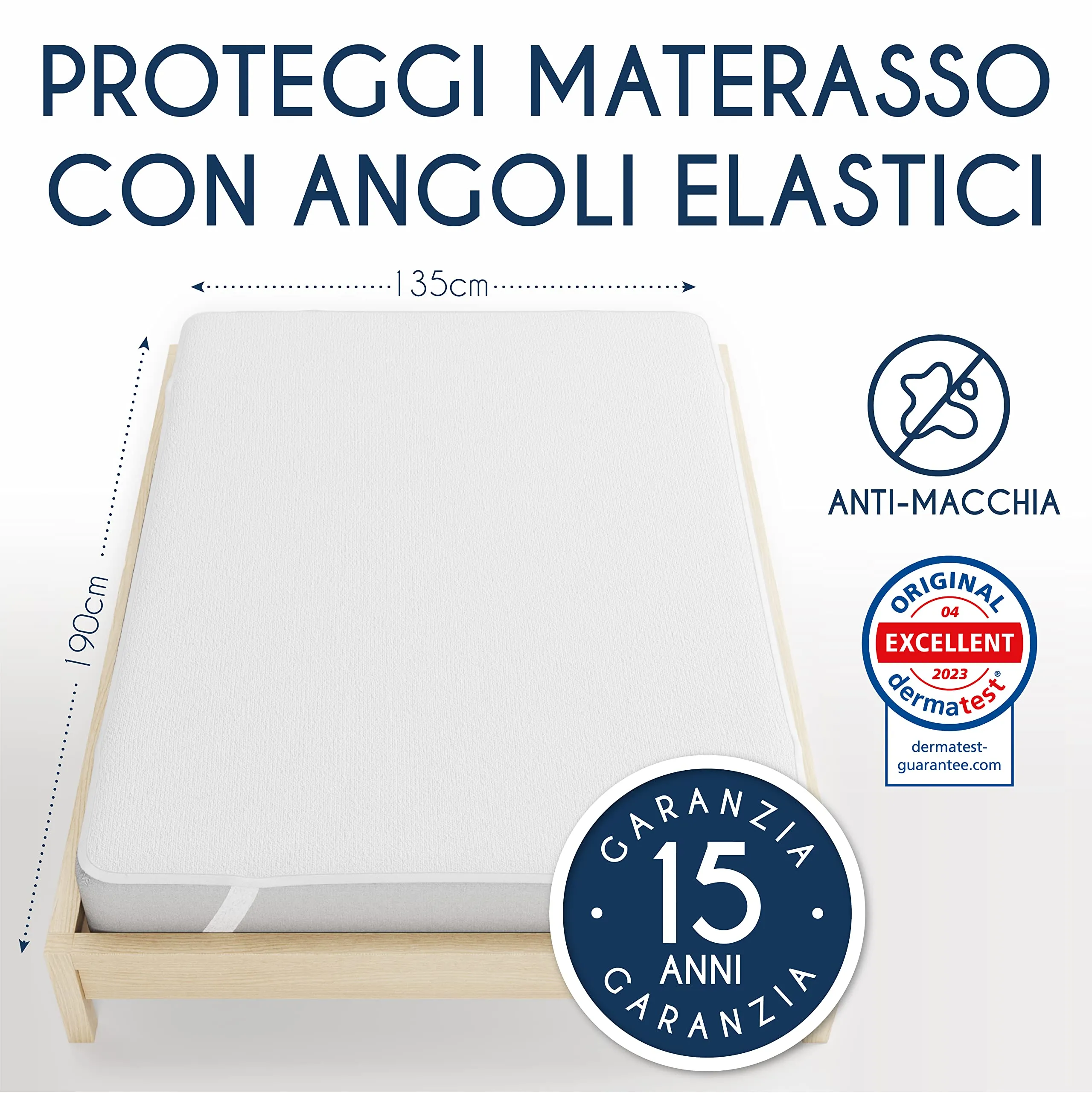 Dreamzie Coprimaterasso Impermeabile 135x190cm - immagine 2