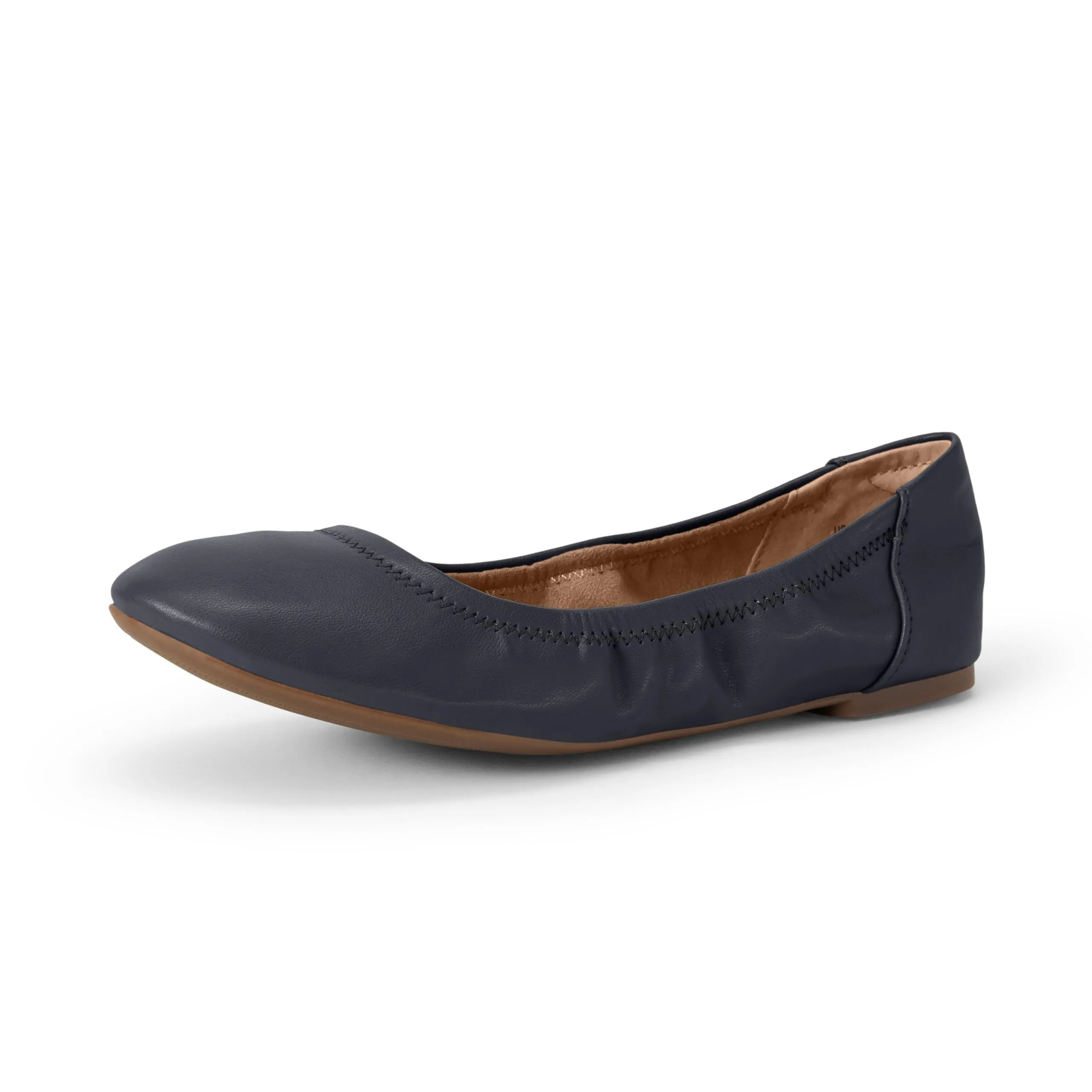 Amazon Essentials Ballerine Slip-on Donna, Blu Marino Finta Pelle, 35 EU Larga - immagine 1
