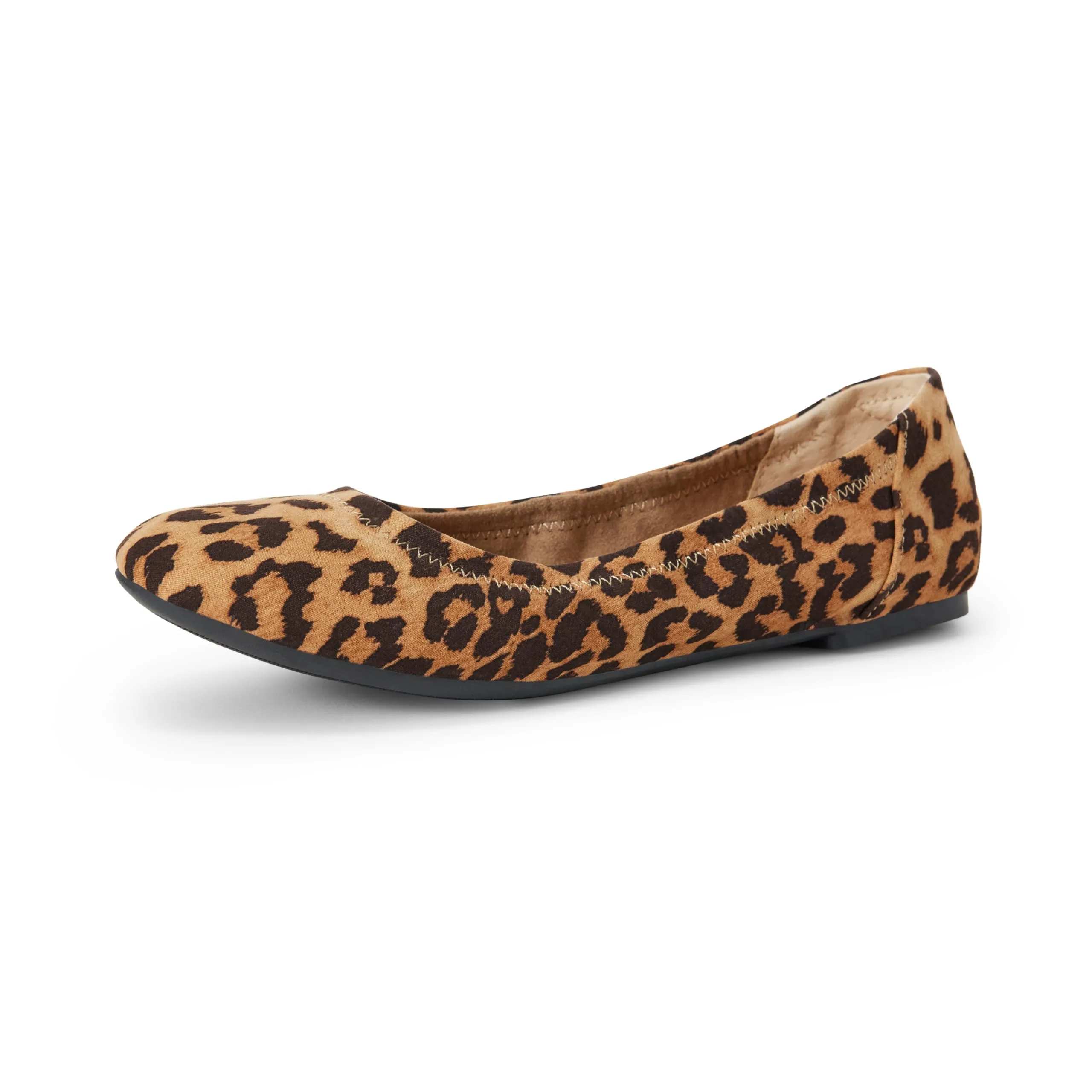 Amazon Essentials Ballerine Slip-on Donna, Marrone Chiaro Leopardata, 37.5 EU - immagine 1