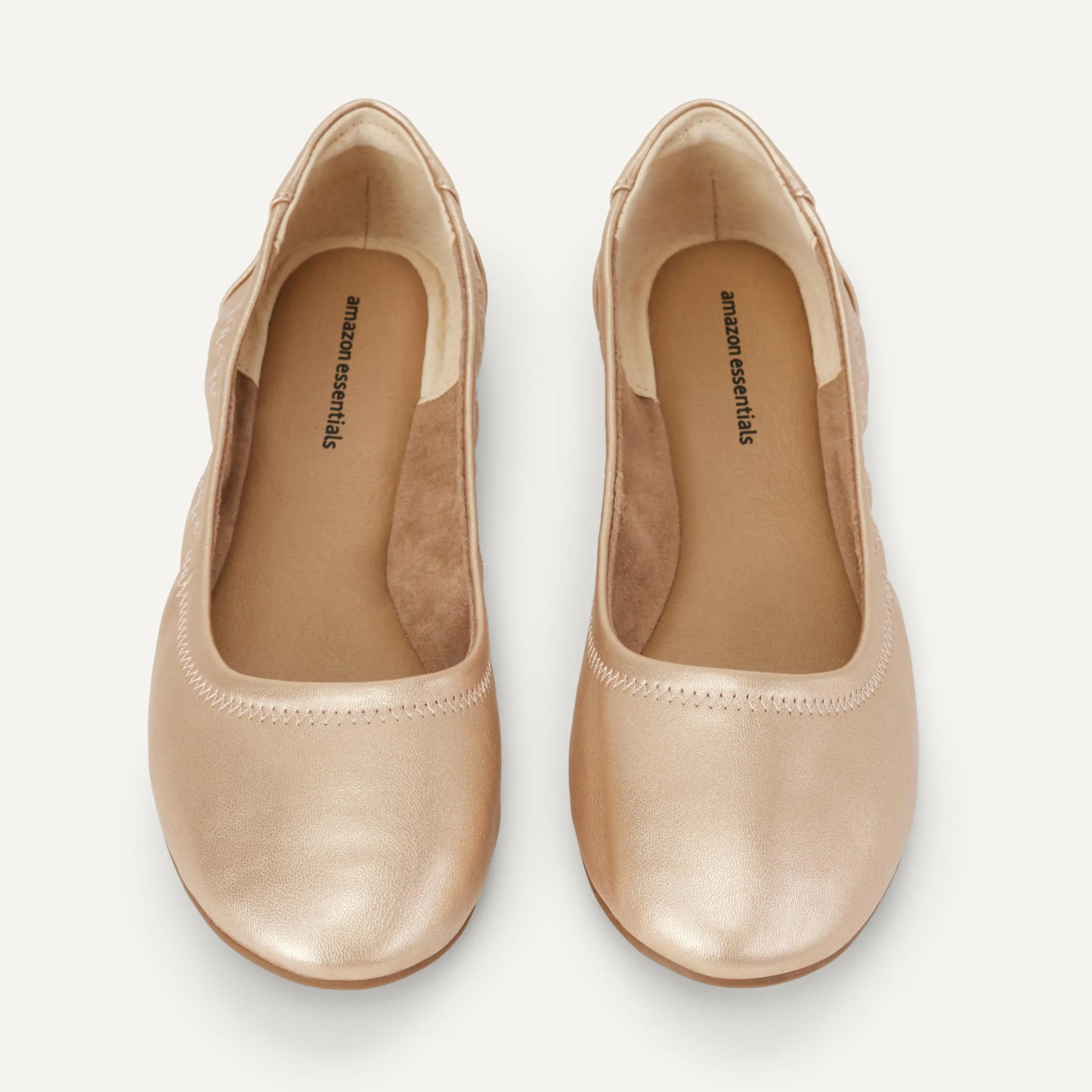 Amazon Essentials Ballerine Slip-on Donna, Oro Rosa, 37.5 EU - immagine 4