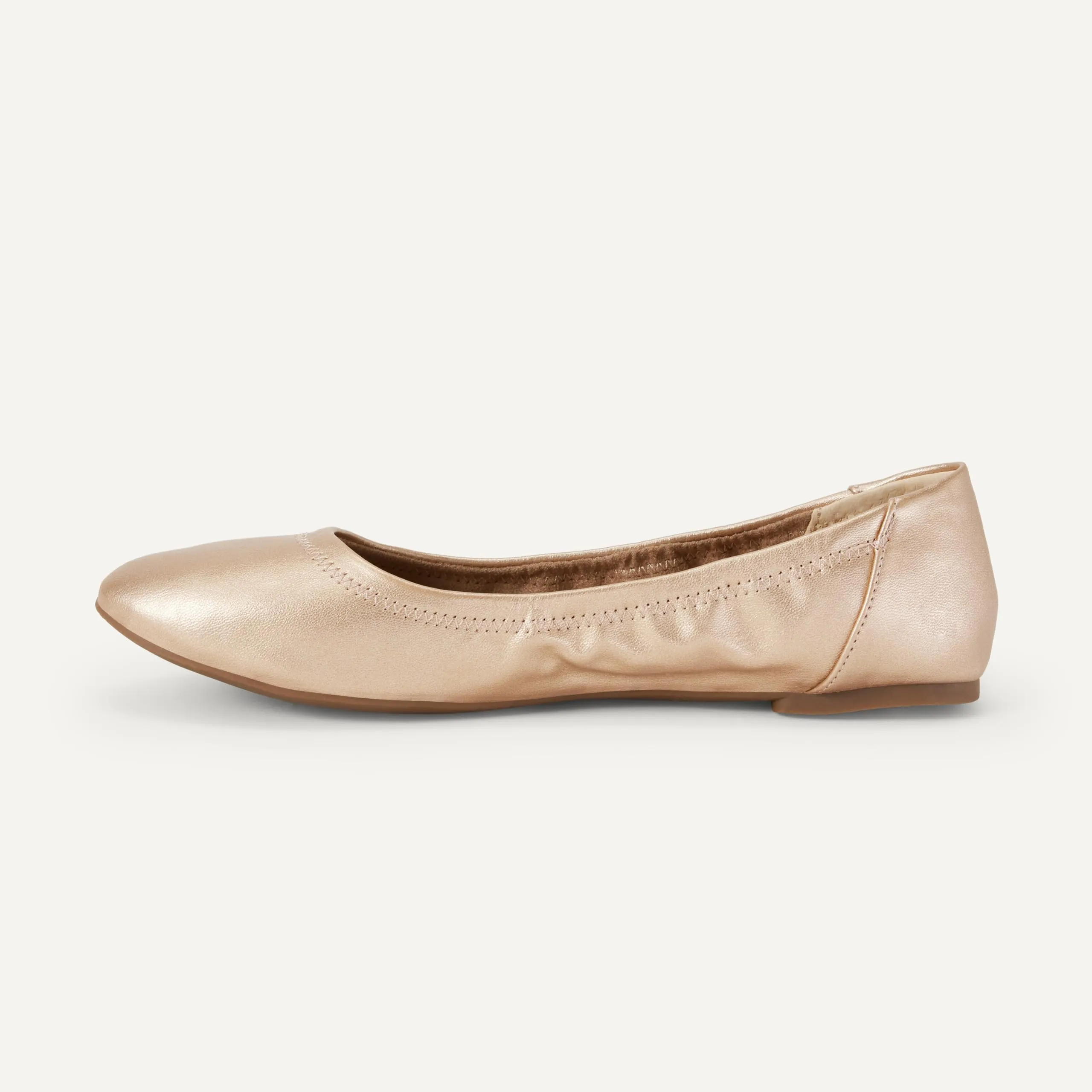 Amazon Essentials Ballerine Slip-on Donna, Oro Rosa, 36 EU - immagine 3
