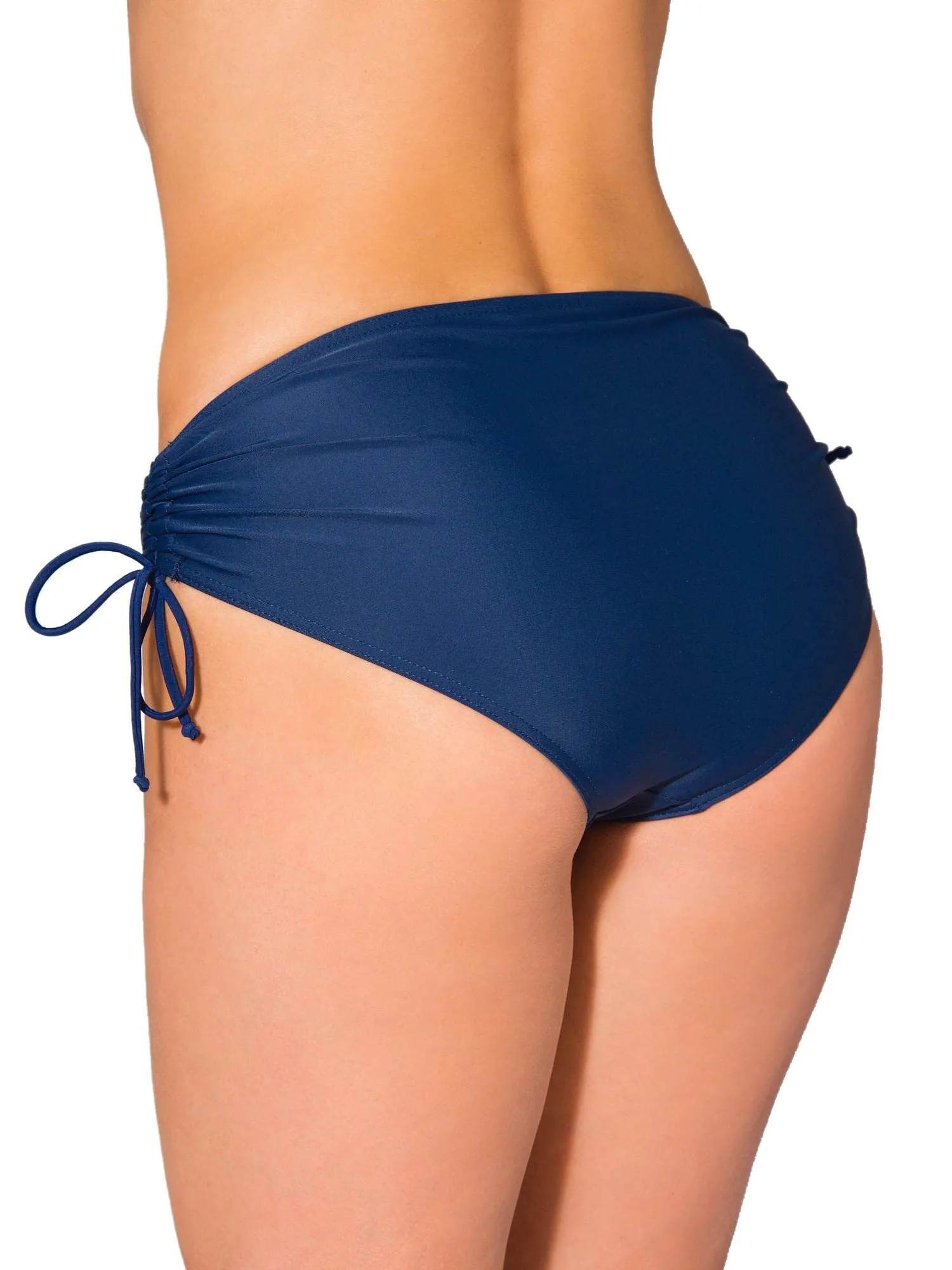 Aquarti Slip Costume Donna con Laccetti, Blu Scuro, 42 - immagine 2