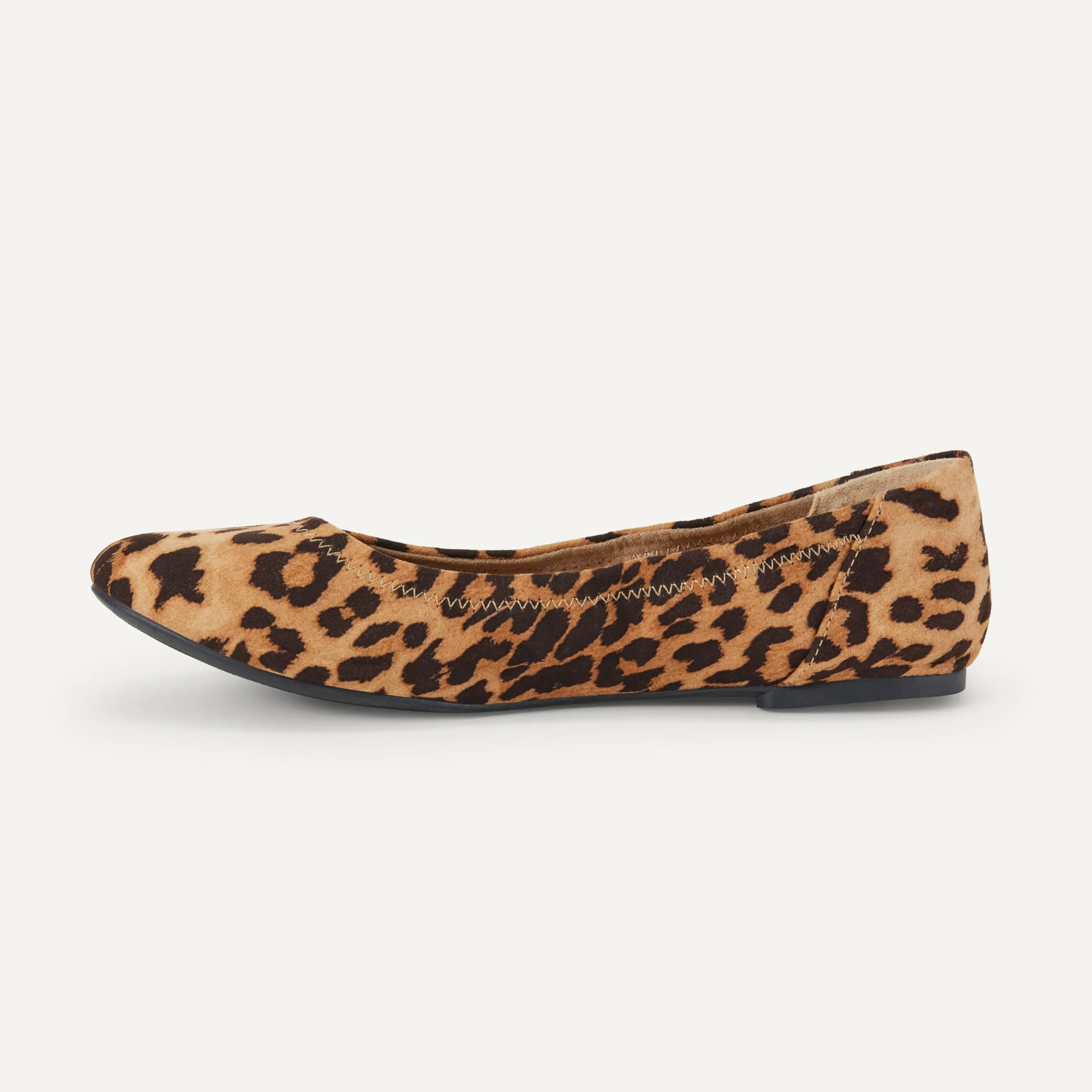 Amazon Essentials Ballerine Slip-on Donna, Marrone Chiaro Leopardata, 38 EU - immagine 3