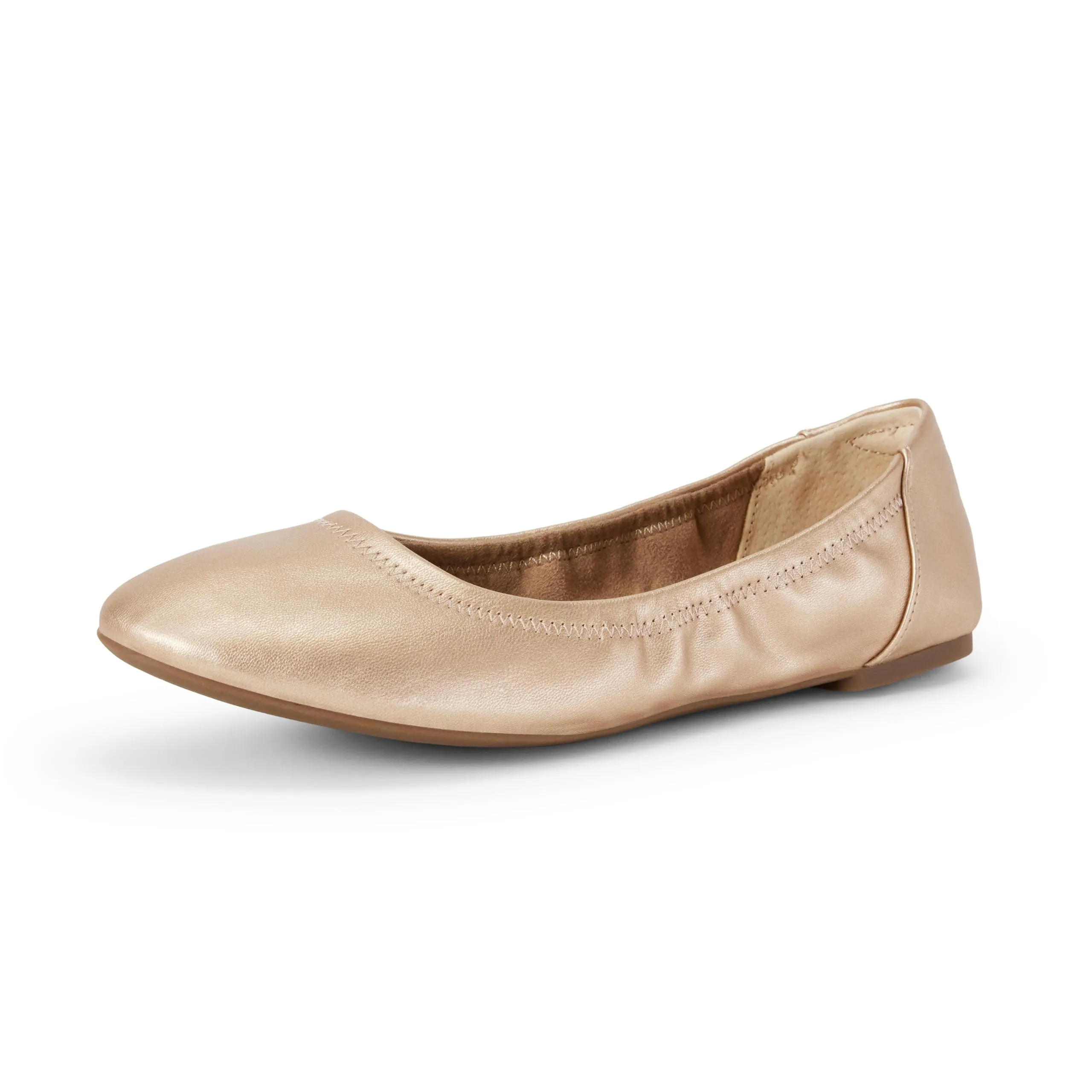 Amazon Essentials Ballerine Slip-on Donna, Oro Rosa, 41 EU - immagine 1