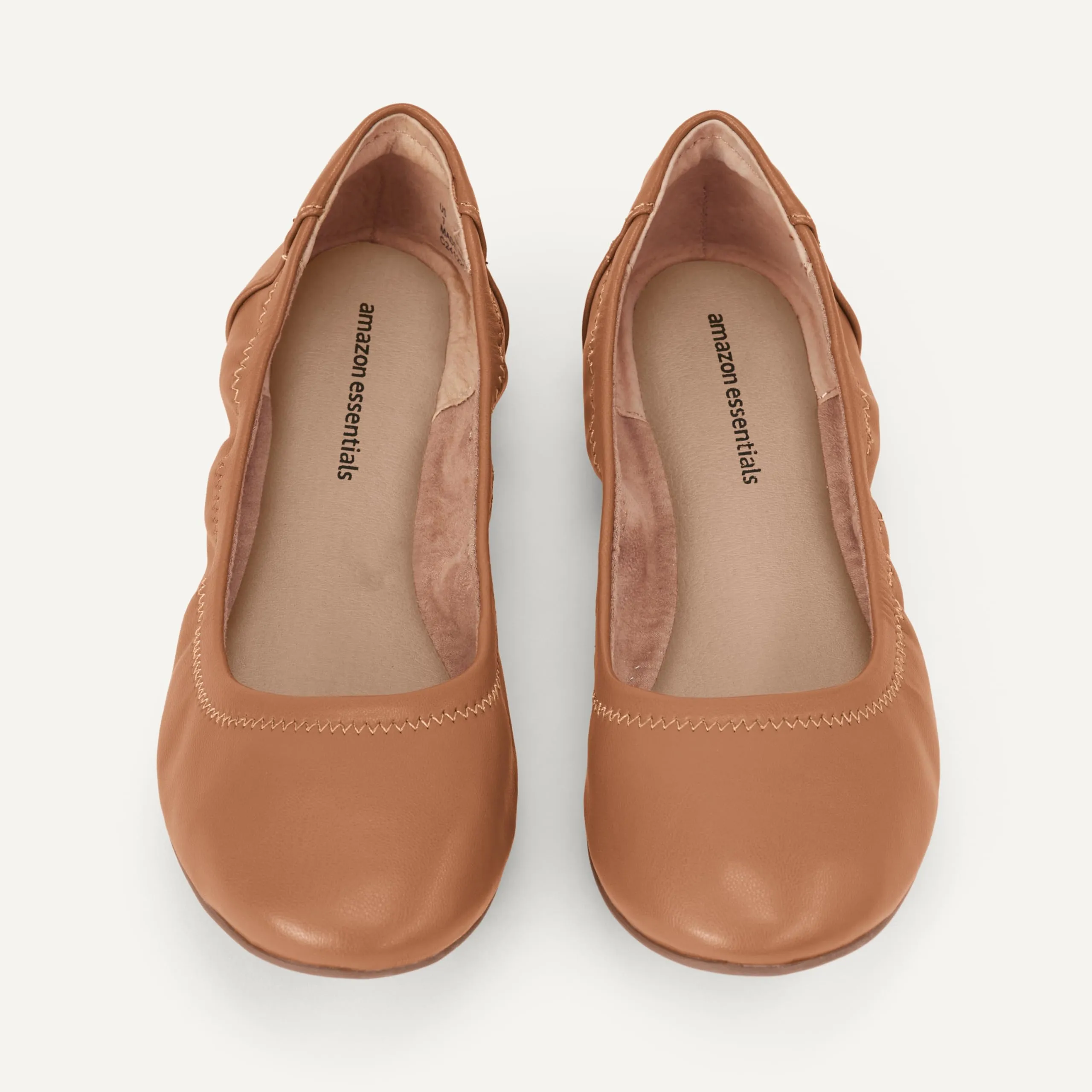 Amazon Essentials Ballerine Slip-on Donna, Cammello, 38.5 EU - immagine 4