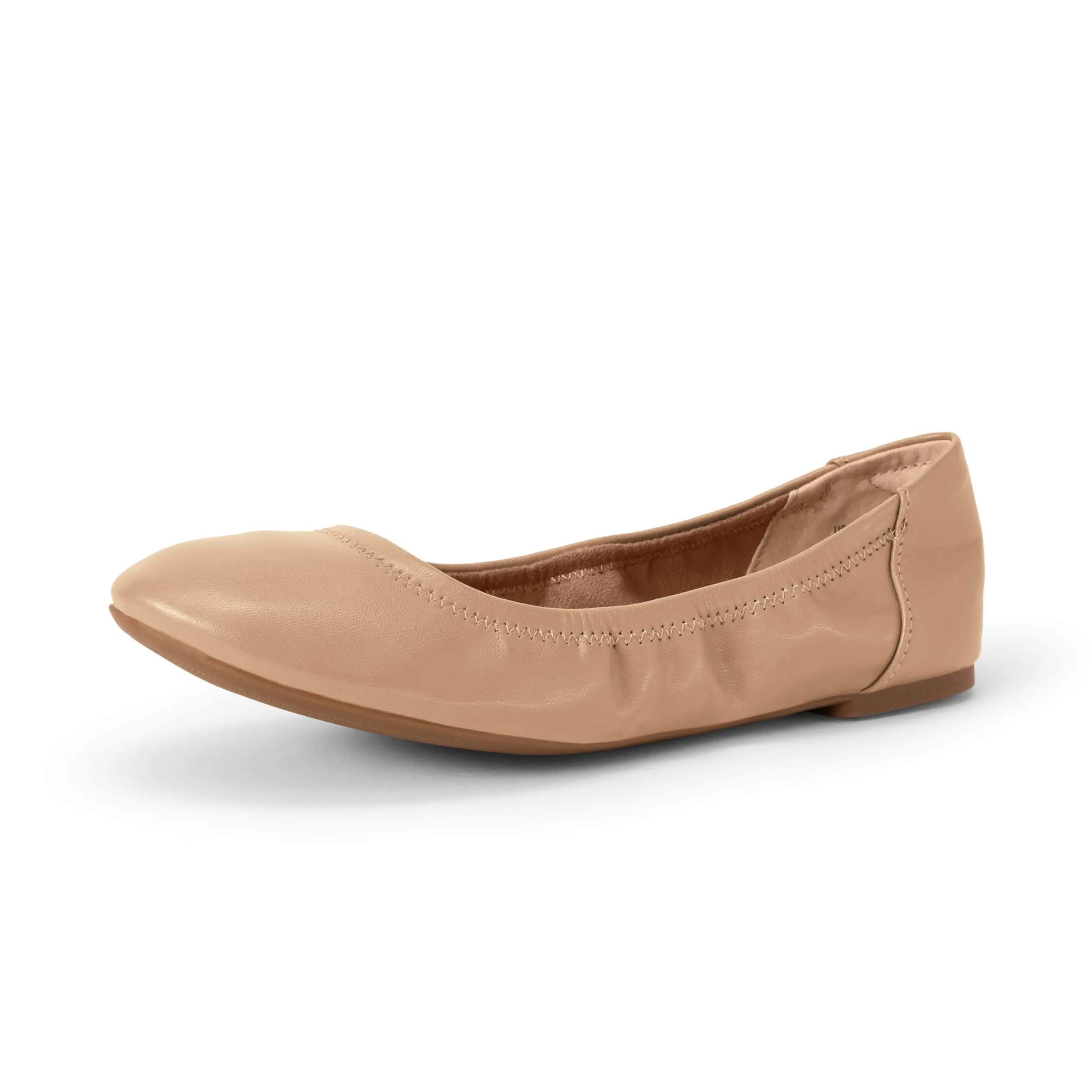 Amazon Essentials Ballerine Slip-on Donna, Beige, 38.5 EU Larga - immagine 1