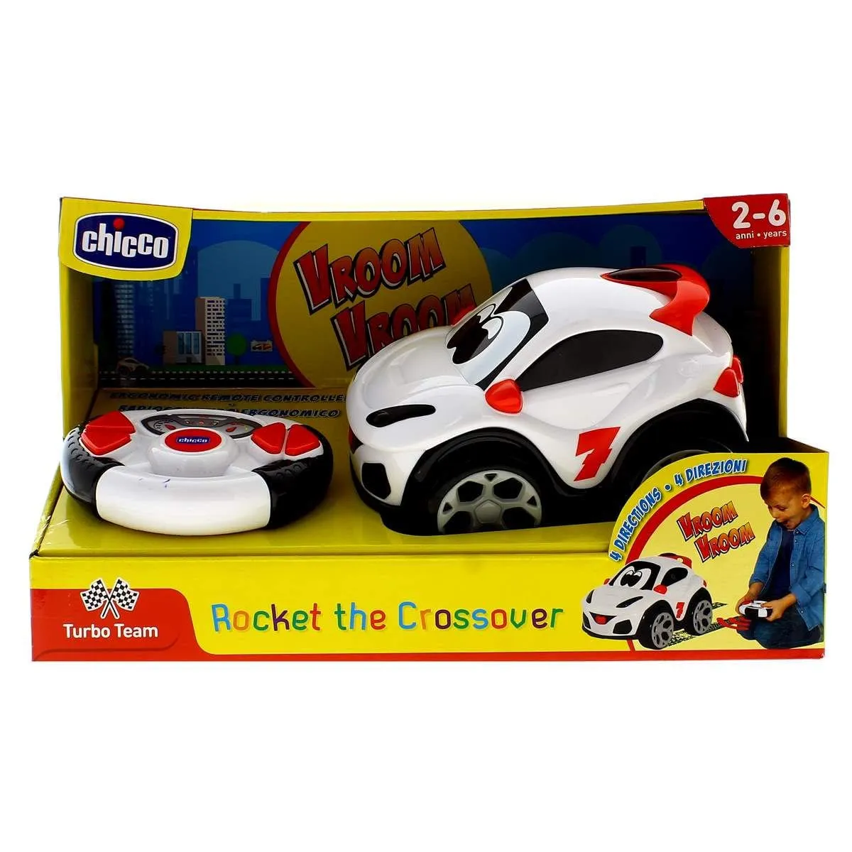 Chicco Rocket the Crossover RC Macchina Telecomandata per Bambini, Bianca - immagine 3