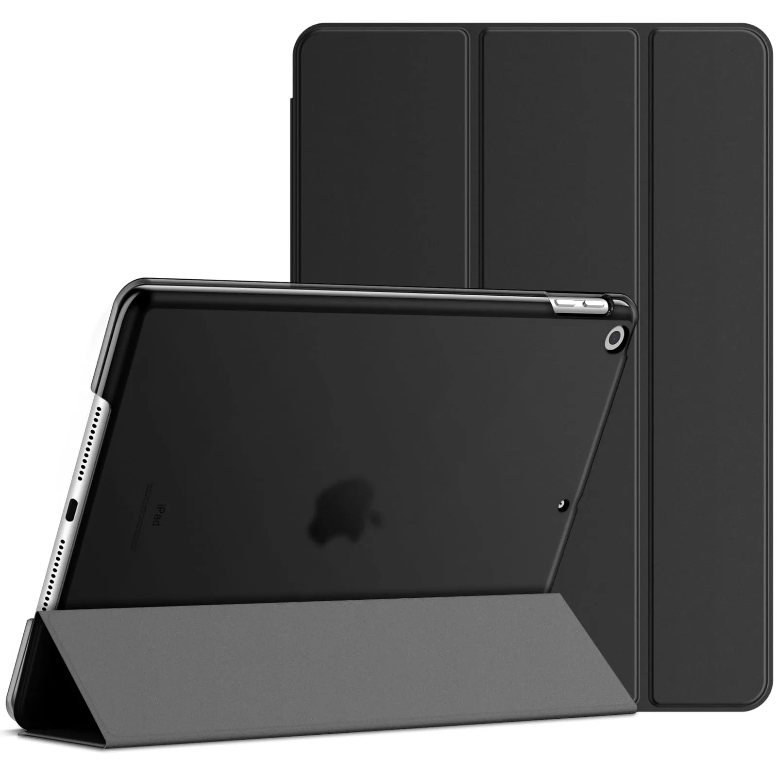 JETech Custodia per iPad 9ª/8ª/7ª Gen 10,2", Nero - immagine 1