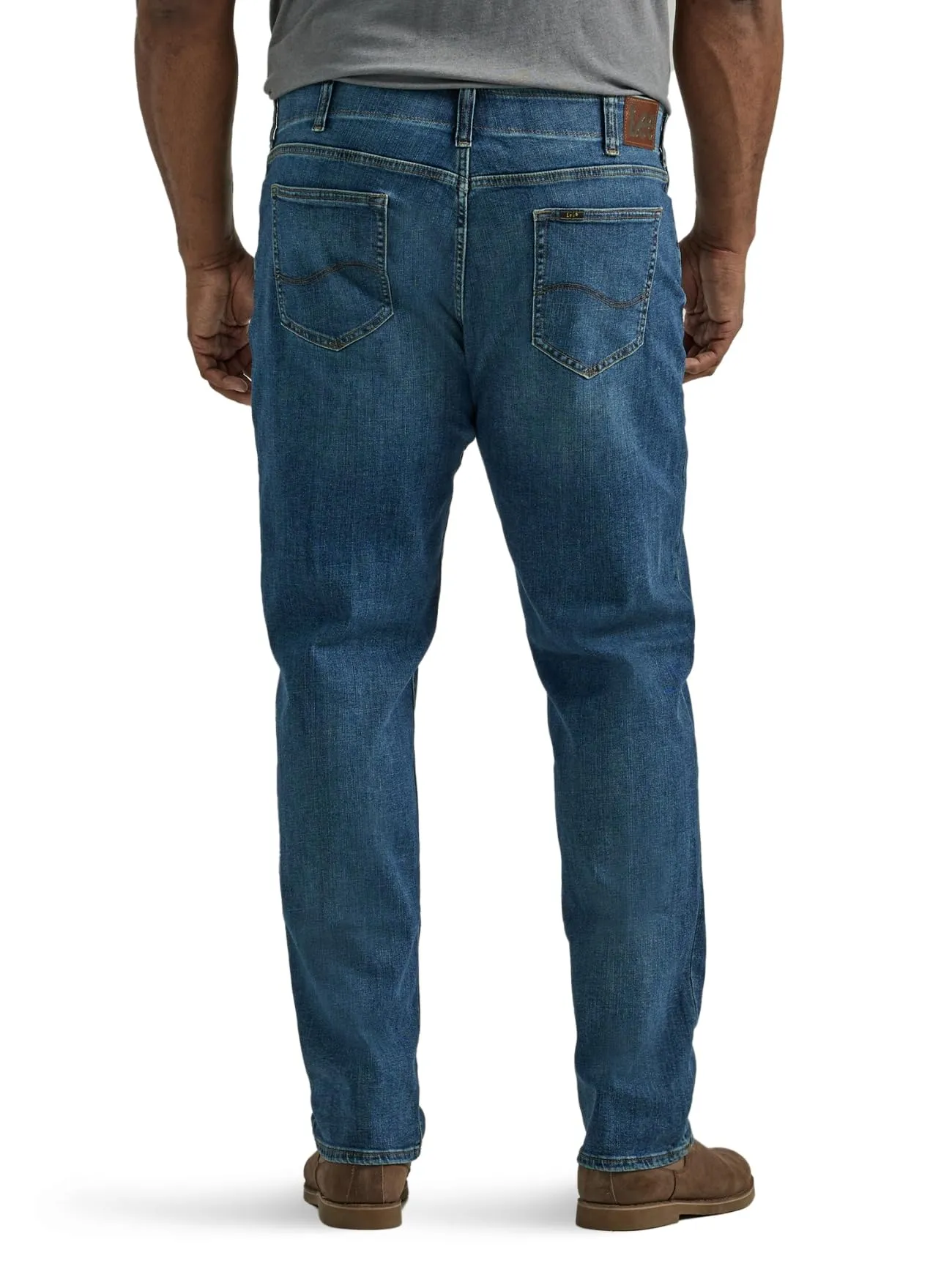 Lee Men's Big & Tall Modern Series Extreme Motion Straight Fit Jeans - Maddox - immagine 3
