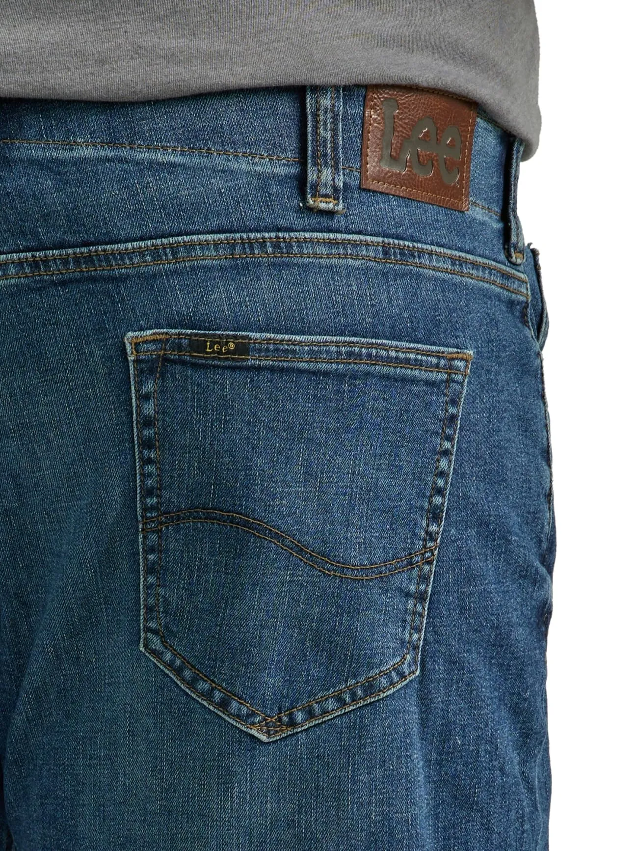 Lee Men's Big & Tall Modern Series Extreme Motion Straight Fit Jeans - Maddox - immagine 5