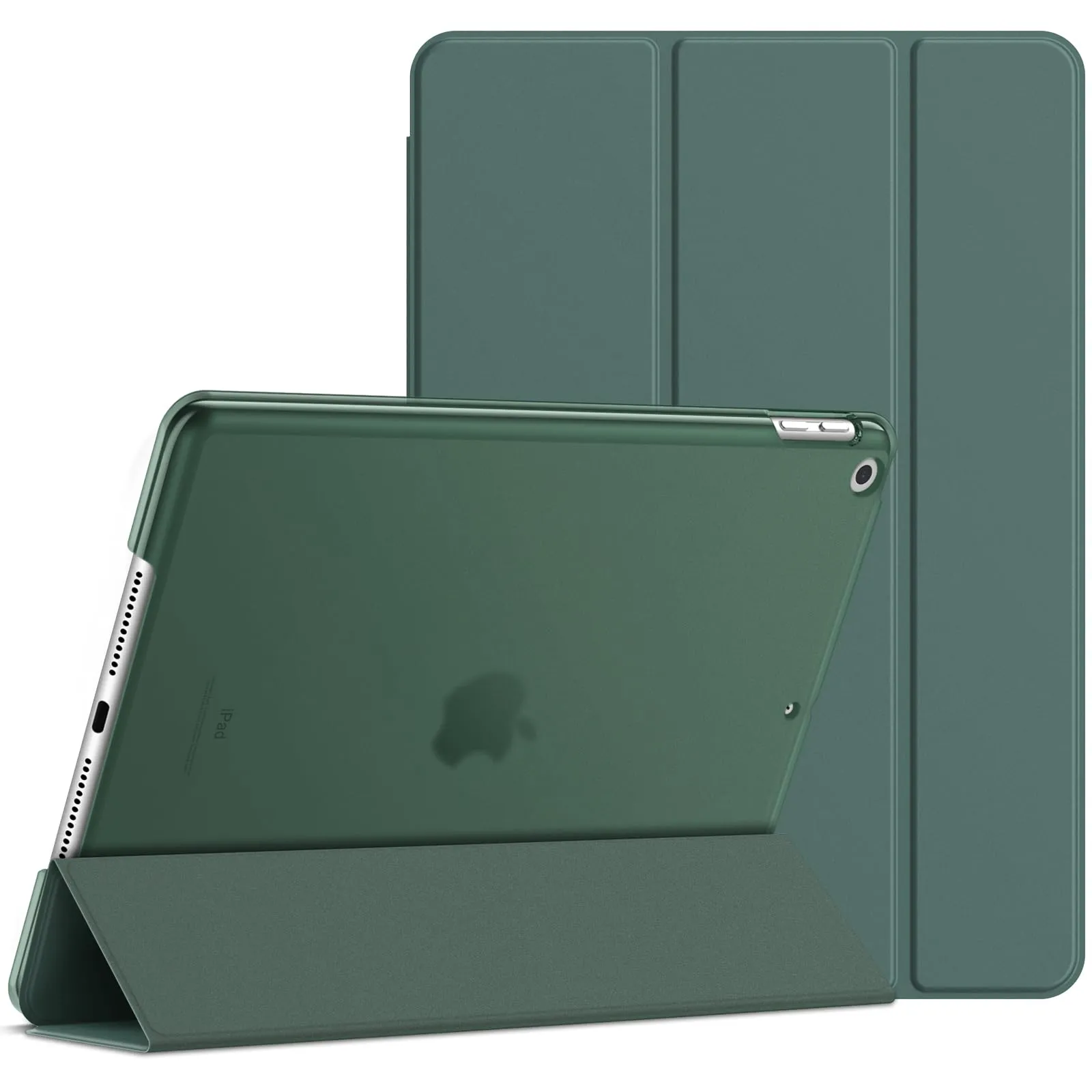 JETech Custodia per iPad 9ª/8ª/7ª Gen 10,2", Verde Nebbioso - immagine 1