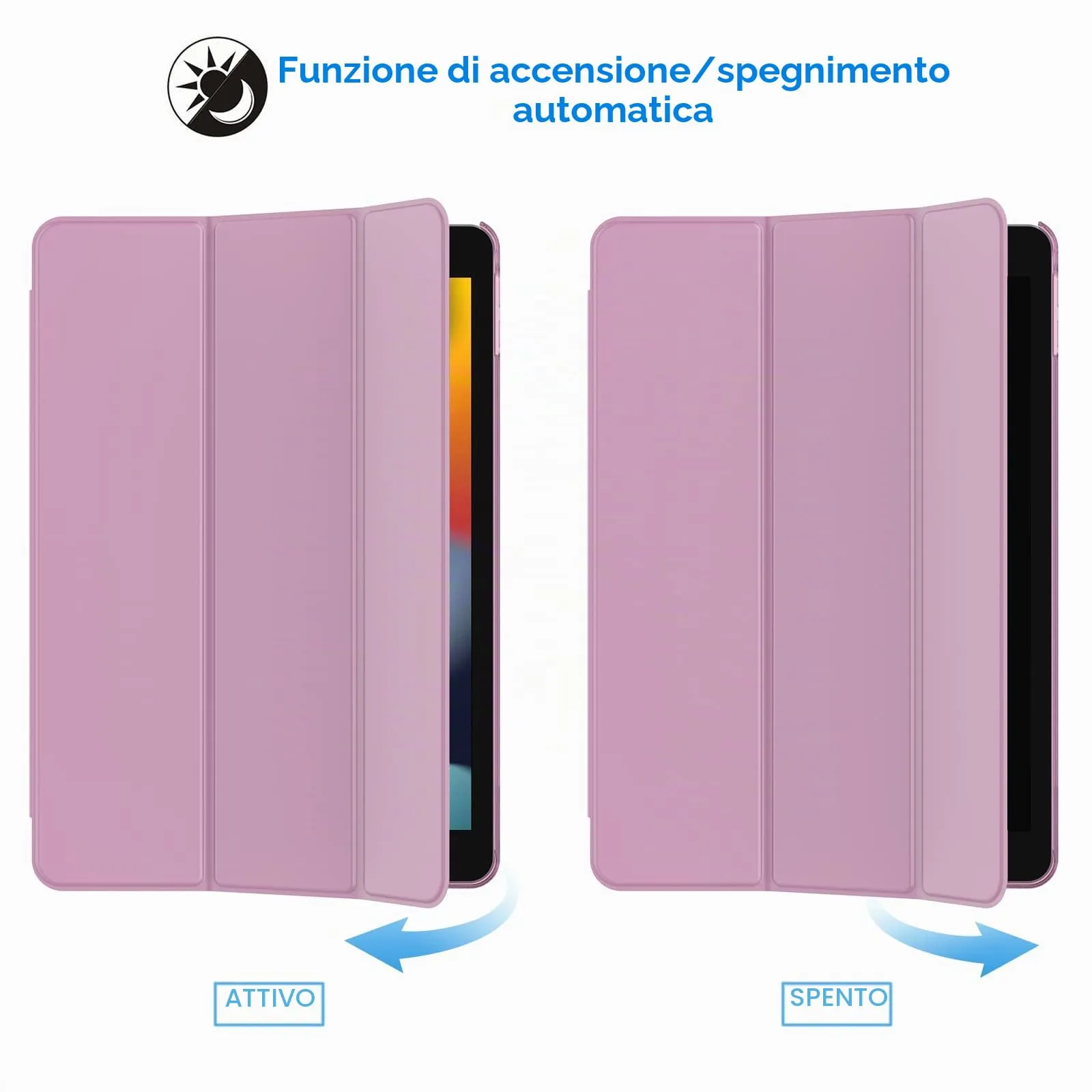 JETech Custodia per iPad 9ª/8ª/7ª Gen 10,2", Rosa - immagine 6