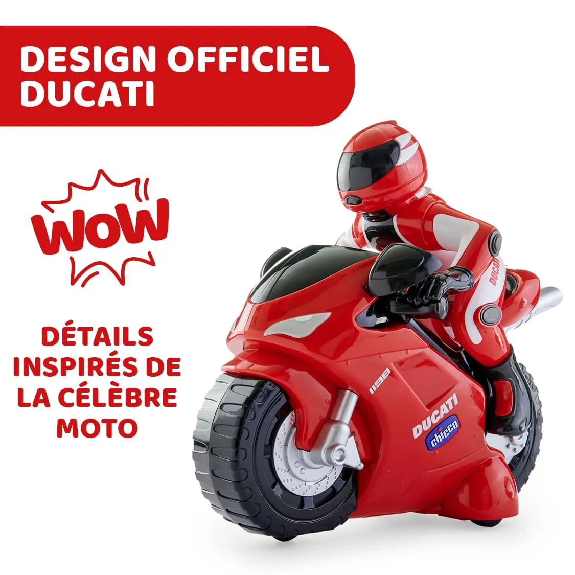 Chicco Ducati 1198 RC Moto Telecomandata - immagine 3