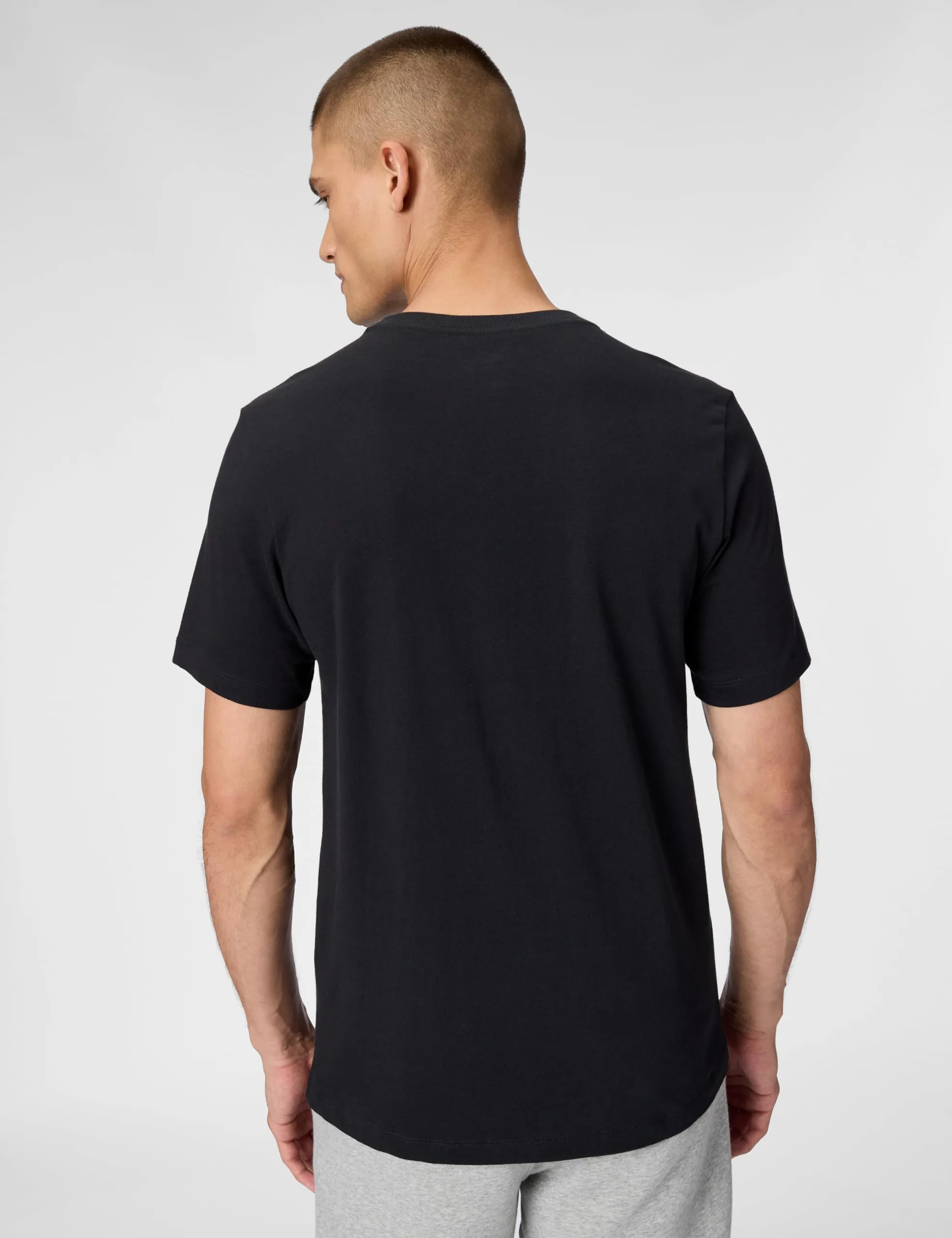 Nike NSW Club Tee, Black White Dark Grey, L - immagine 3