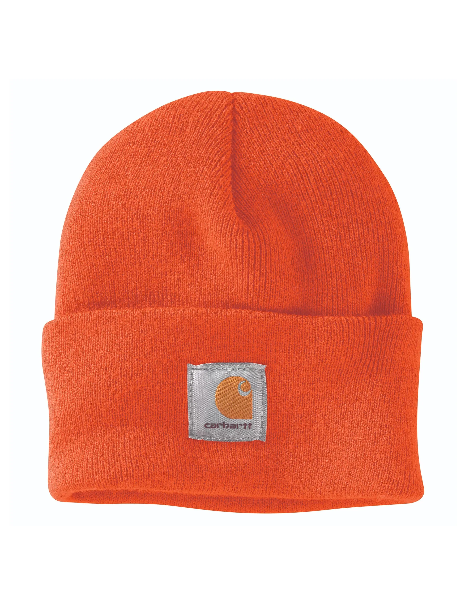 Carhartt Knit Cuffed Beanie, Orange (Brillante), One Size - immagine 1
