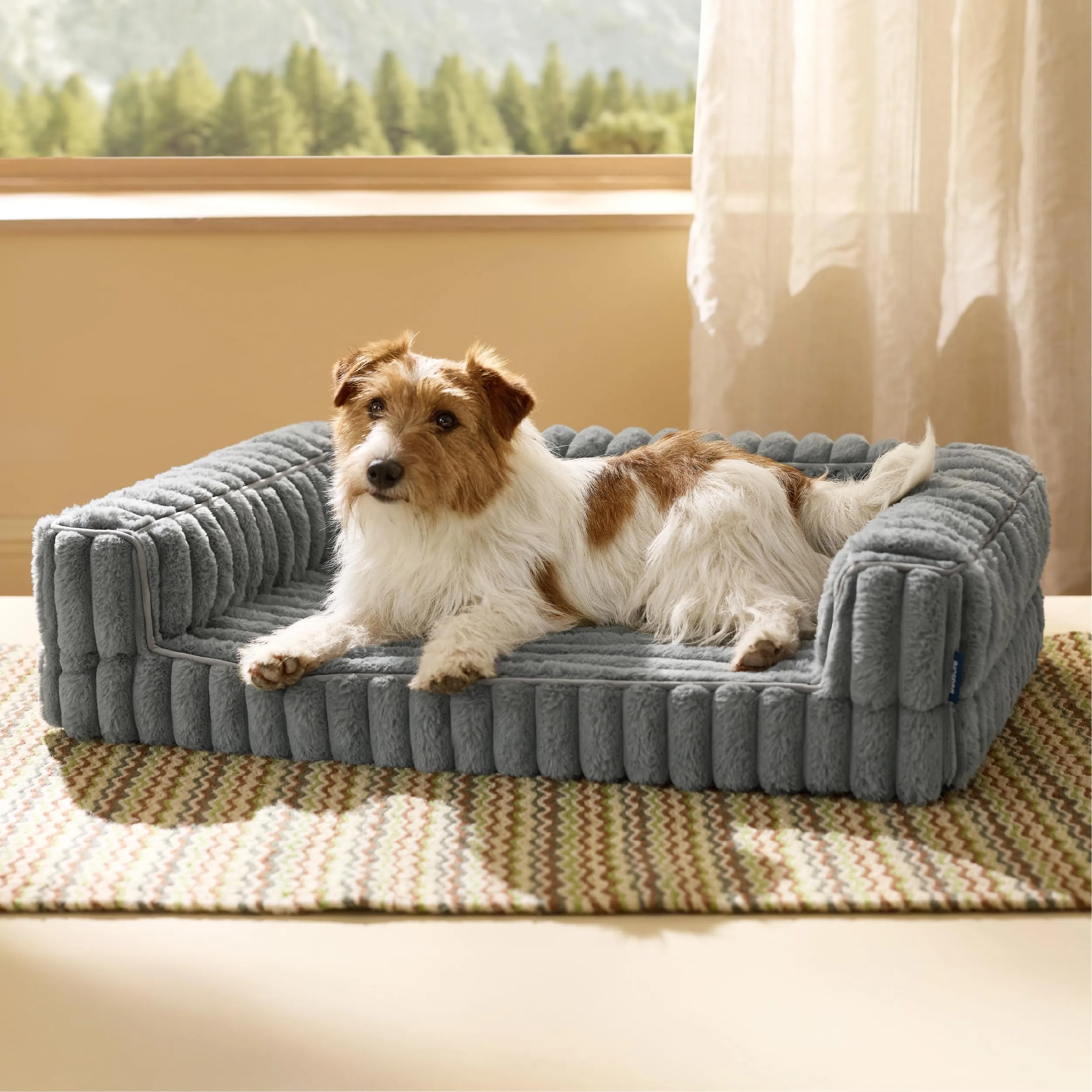 Bedsure Cuccia Ortopedica Lavabile per Cani, 76x51cm, Grigio Caldo - immagine 8