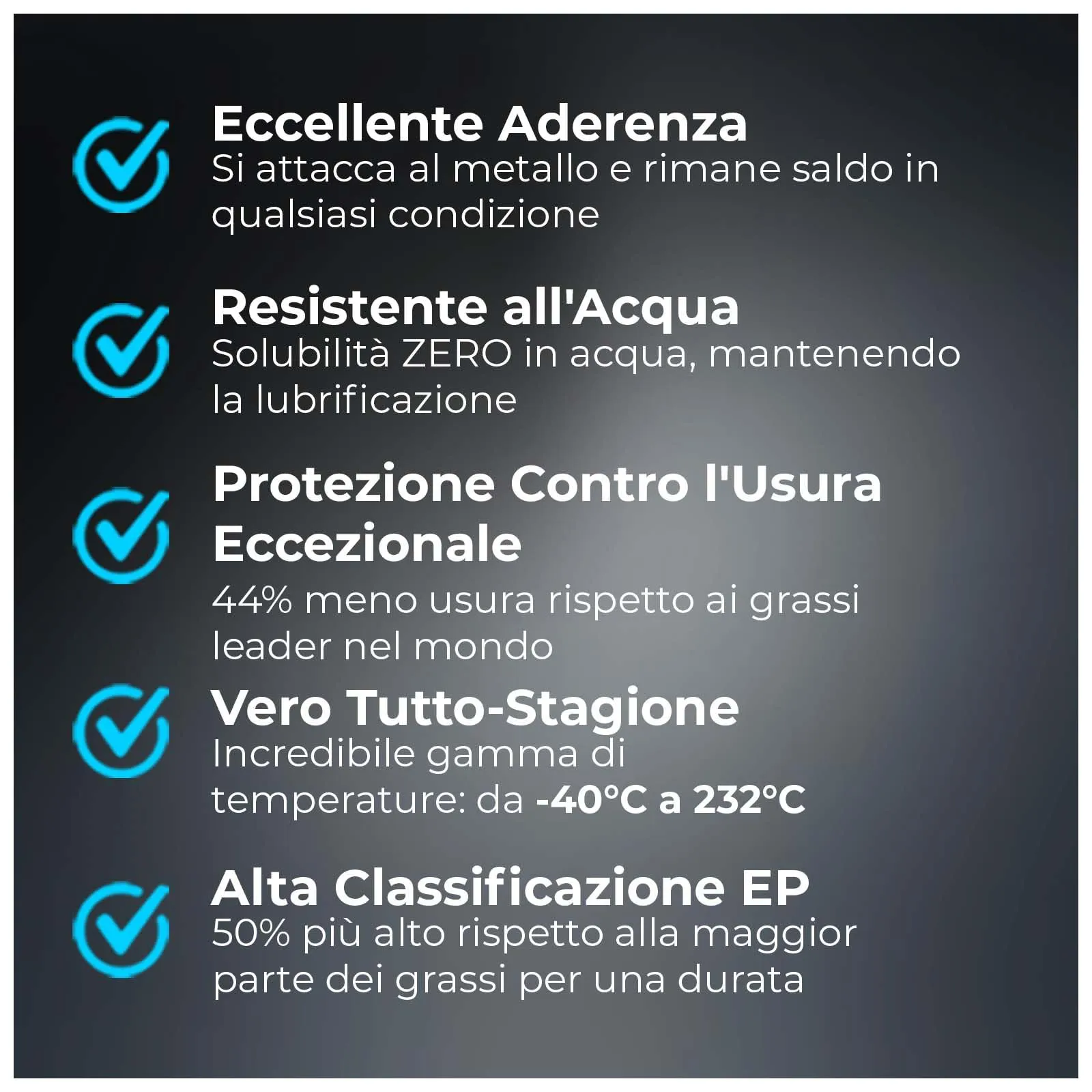 Triax Atlas 600 Grasso Sintetico Blu NLGI 2 (10 cartucce da 400 g) - immagine 3
