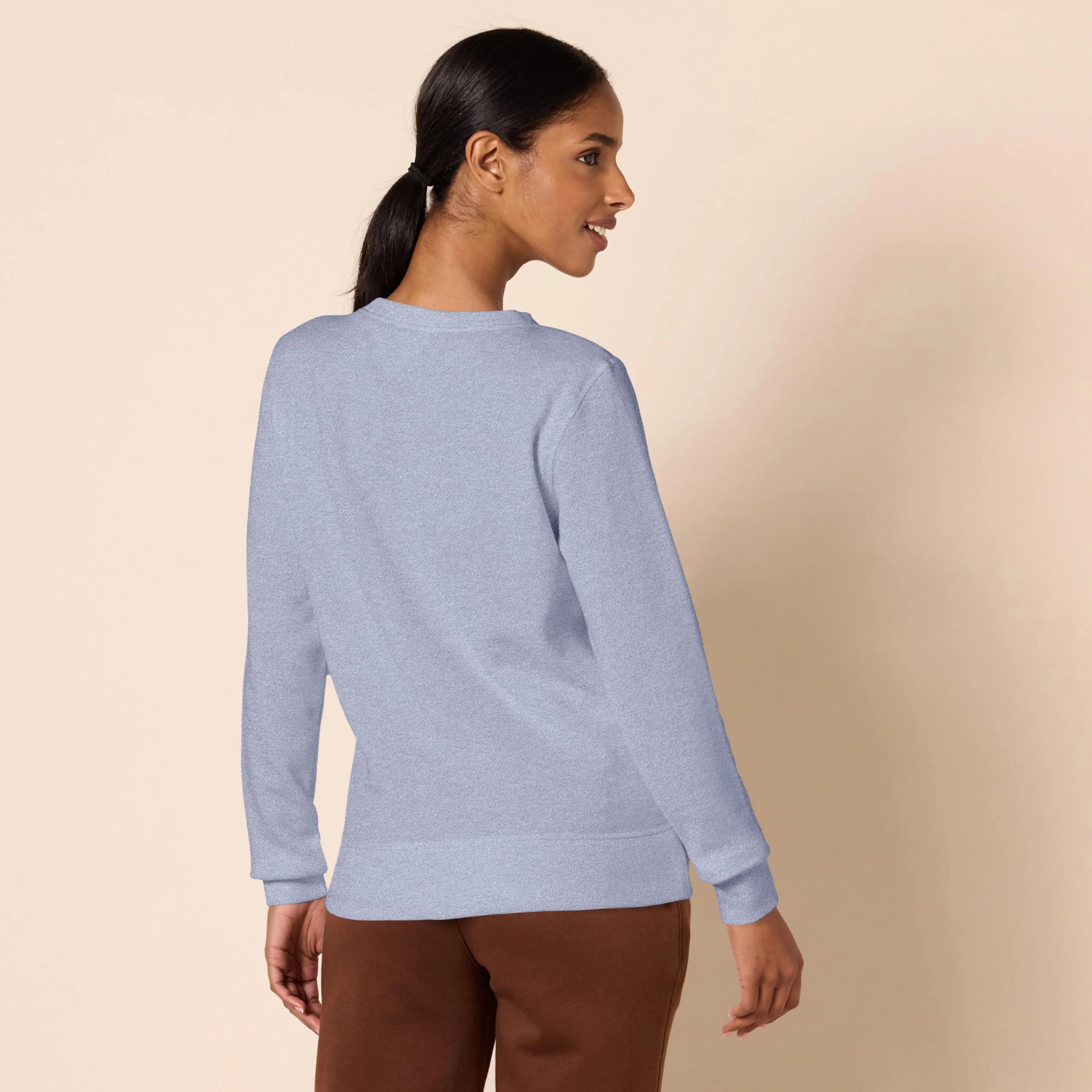 Amazon Essentials Felpa girocollo da donna in pile di spugna francese, Blu Indaco, XS - immagine 2