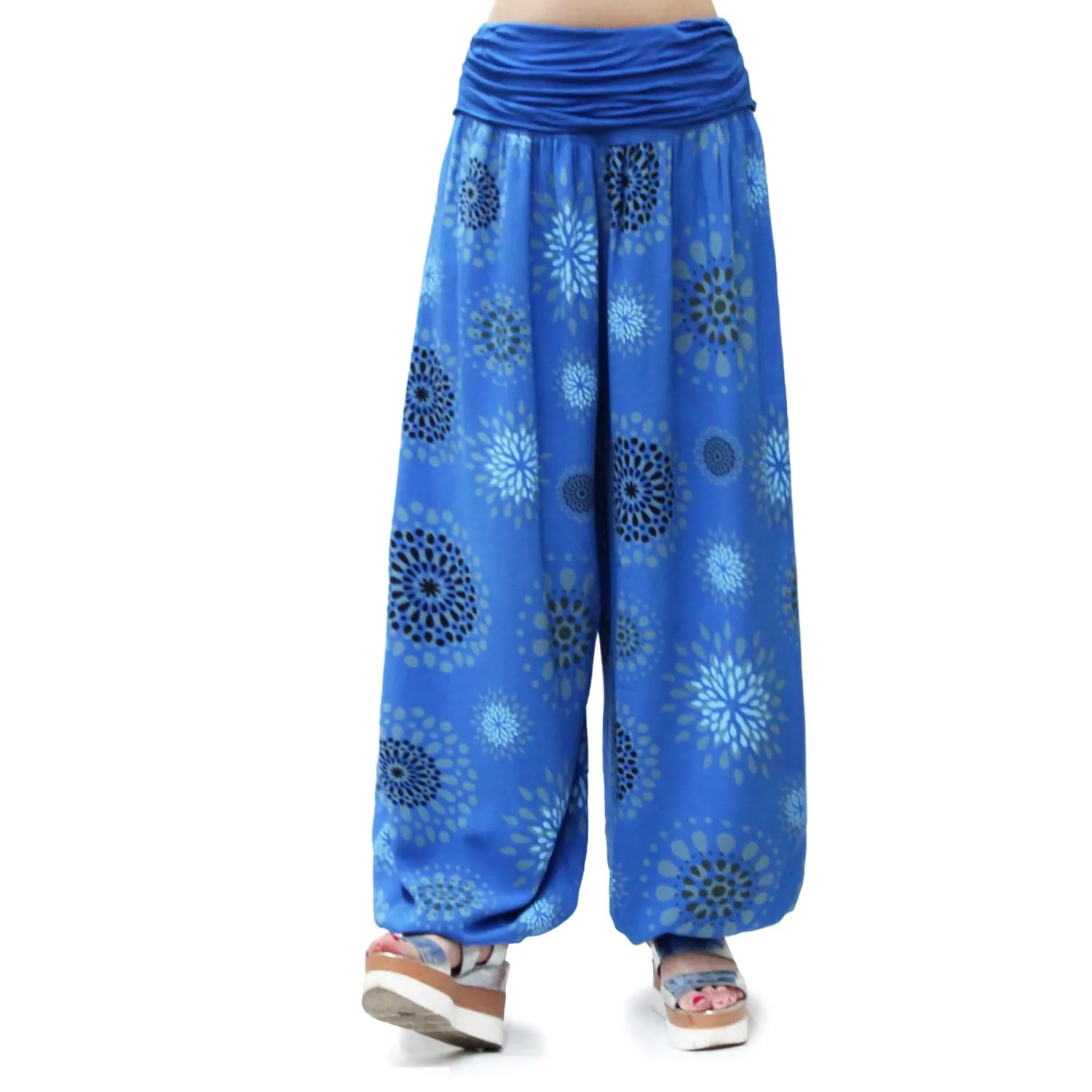 GLAMEXX24 Pantaloni Harem Donna Casual per Yoga, Danza e Pilates con Tasche - immagine 1