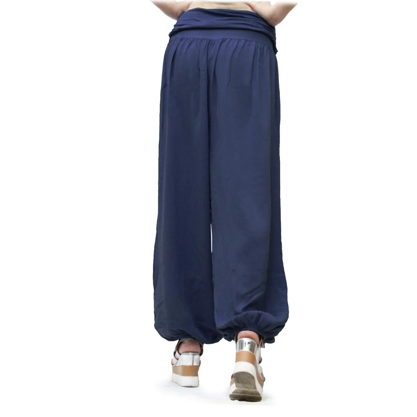 GLAMEXX24 Pantaloni Harem Donna Casual con Tasche per Yoga, Danza e Pilates - immagine 4