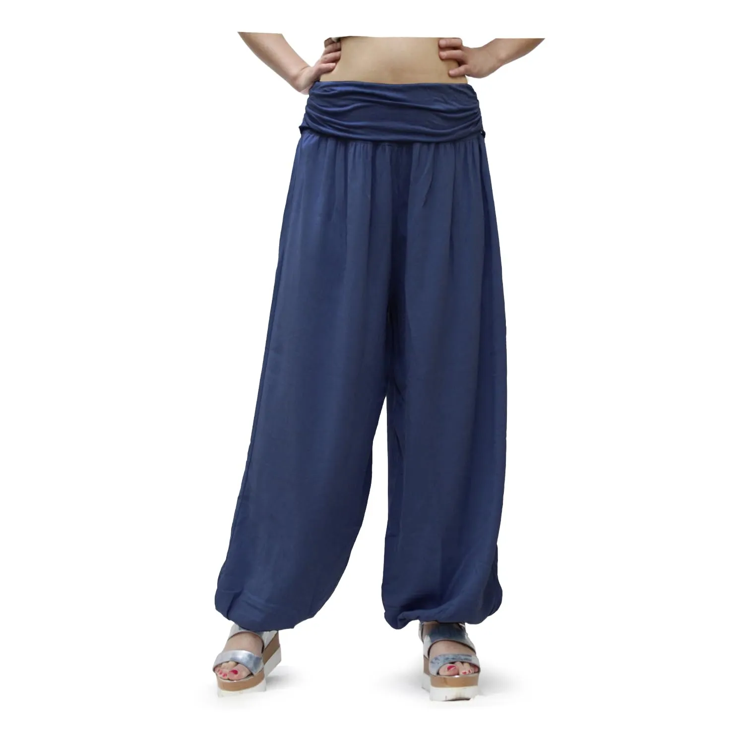 GLAMEXX24 Pantaloni Harem Donna Casual con Tasche per Yoga, Danza e Pilates - immagine 5