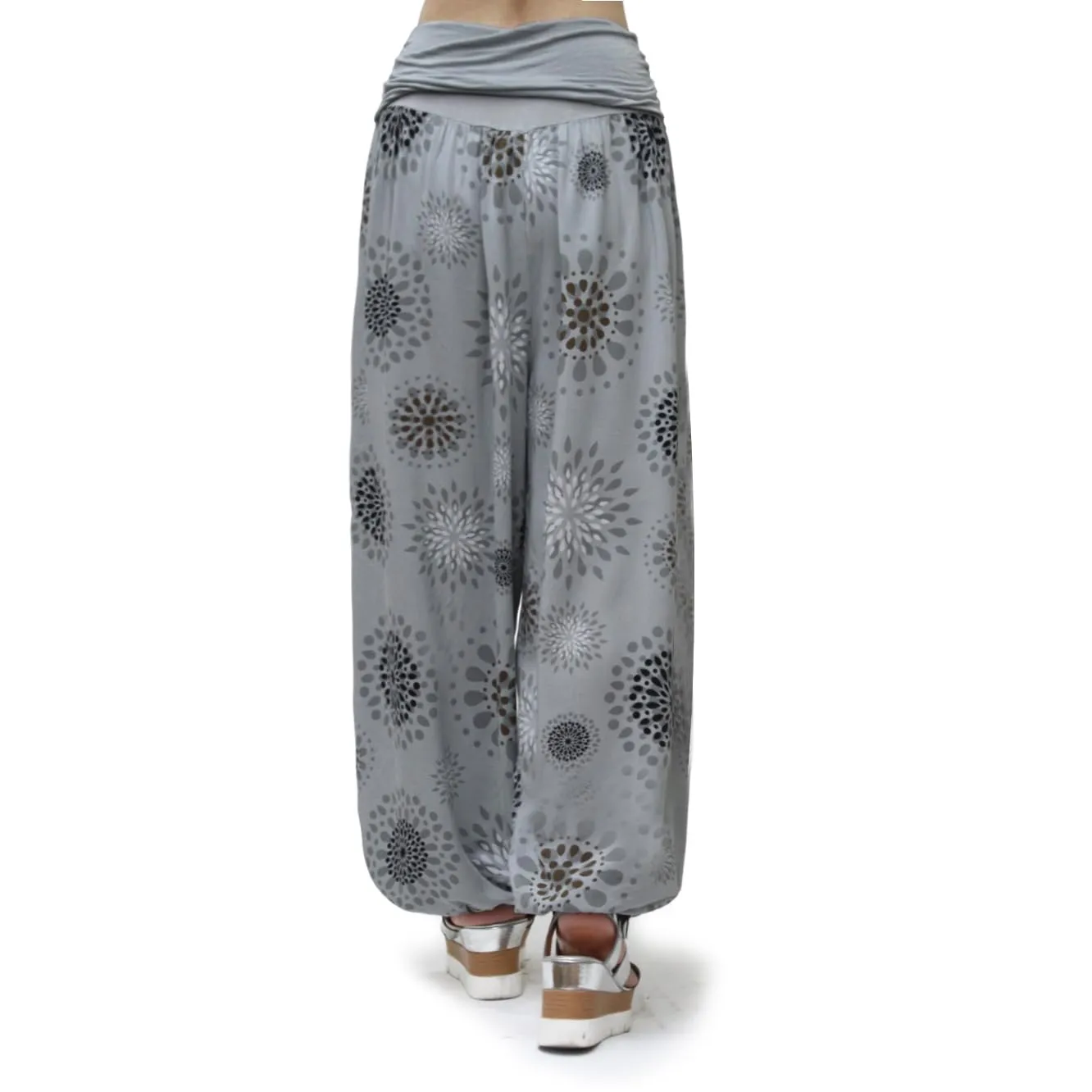 GLAMEXX24 Pantaloni Harem Donna Casual per Yoga, Pilates e Danza con Tasche - immagine 5