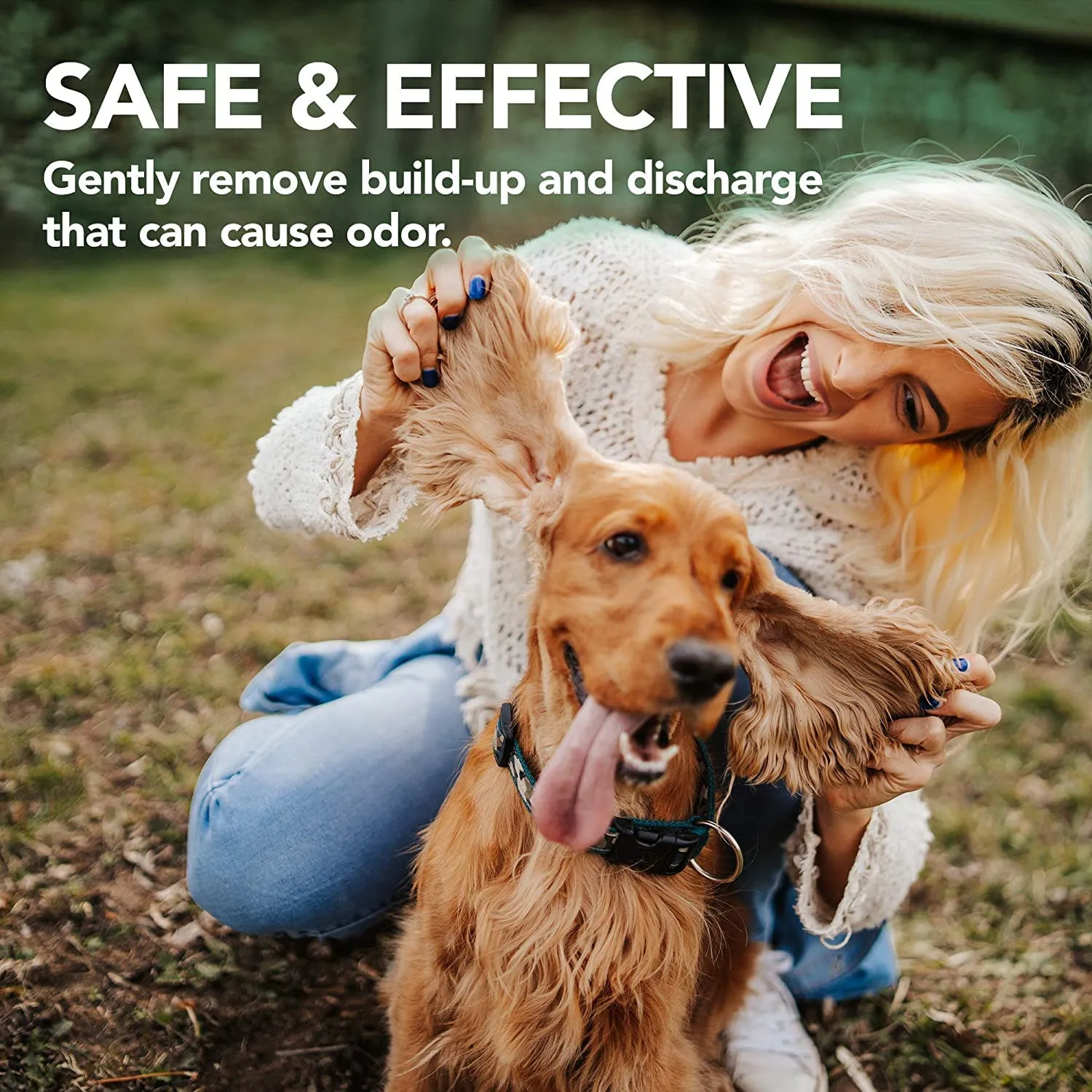 Vet's Best Clean Eye and Ear Salviette professionali biodegradabili per cani e gatti, 160 pezzi - immagine 3