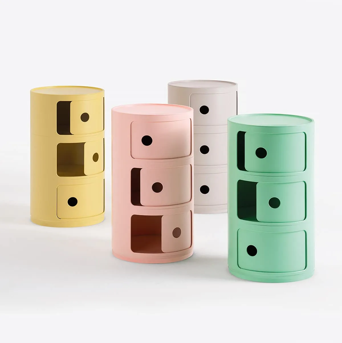 Kartell Componibili Bio Mobile Contenitore 3 Elementi, Giallo - immagine 6